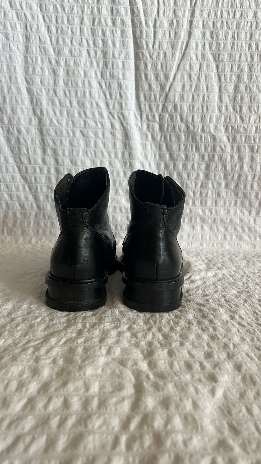 Dirk Bikkembergs Dirk Bikkembergs 90s Wooden Heel Boot Size US 9.5 / EU 42-43 - 5 Thumbnail