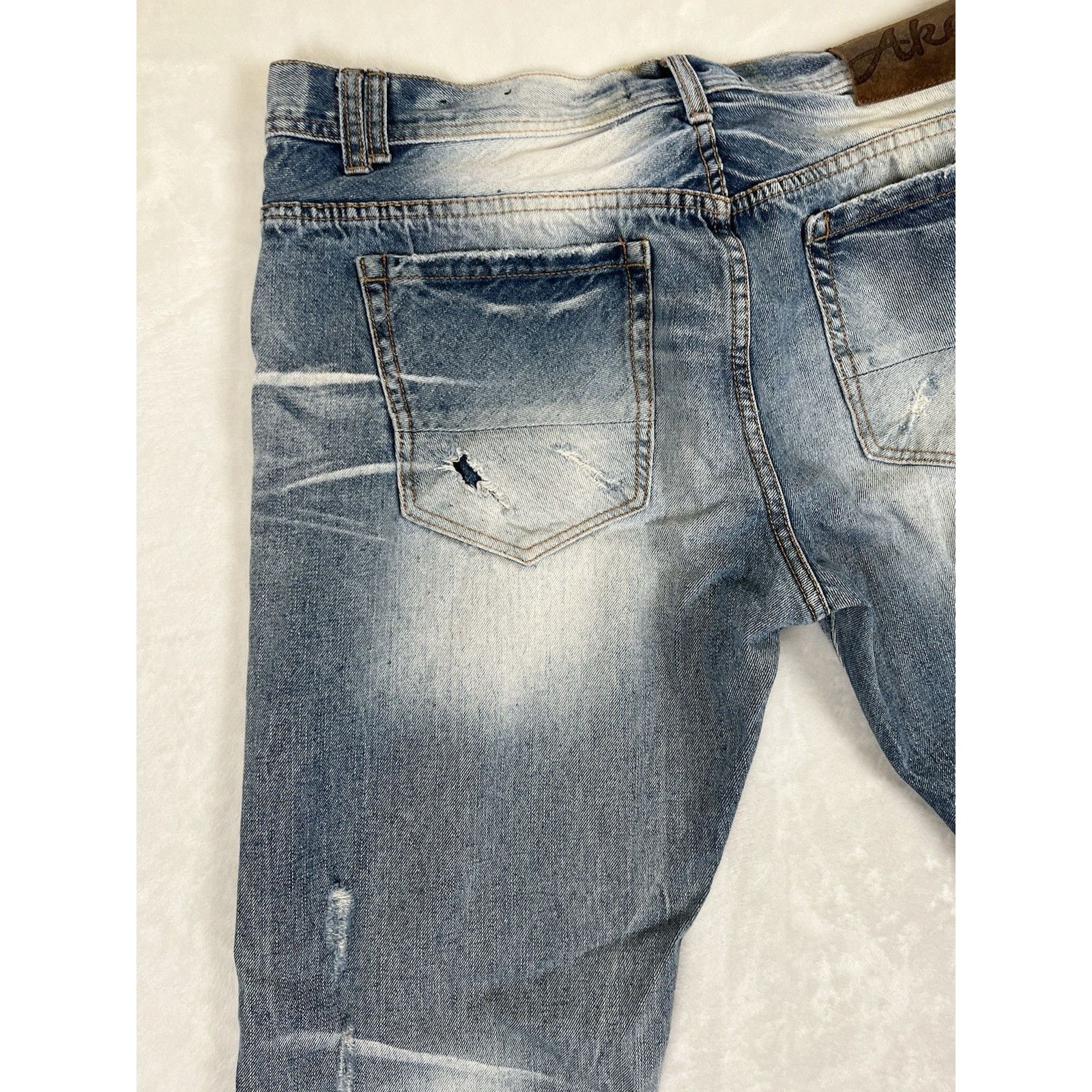 AKOO Akoo Denim Jeans Mens Size 38x34 Patchwork Y2K Size US 38 / EU 54 - 11 Thumbnail
