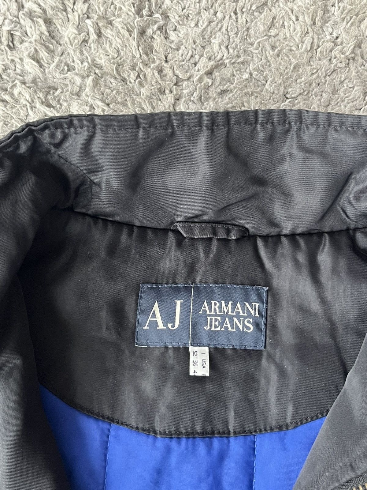 Giorgio Armani Vintage Jacket Armani Jeans BIG LOGO Motorcycle Streetwear Size US M / EU 48-50 / 2 - 16 Thumbnail