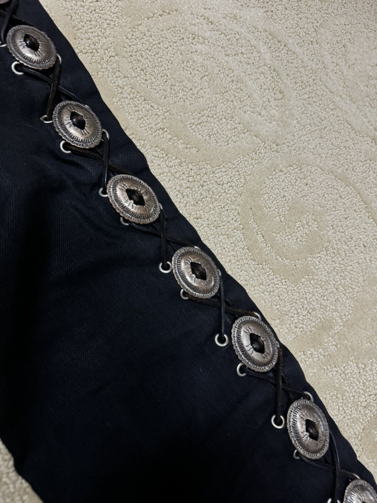Saint Laurent Paris Saint Laurent SS15 Runway Western Black Jeans Size US 30 / EU 46 - 2 Thumbnail