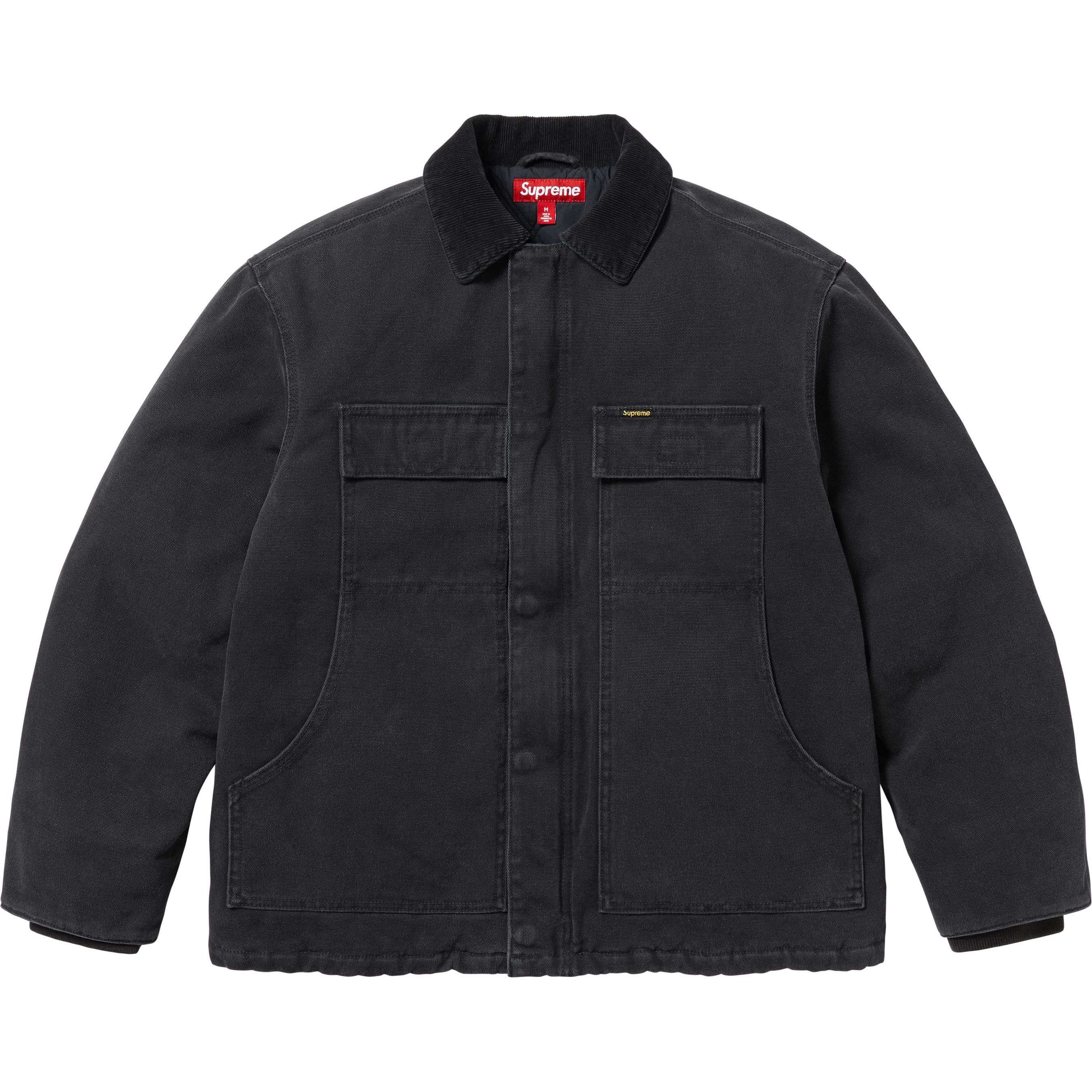Supreme Supreme Old English Canvas Work Jacket Size US S / EU 44-46 / 1 - 2 Thumbnail