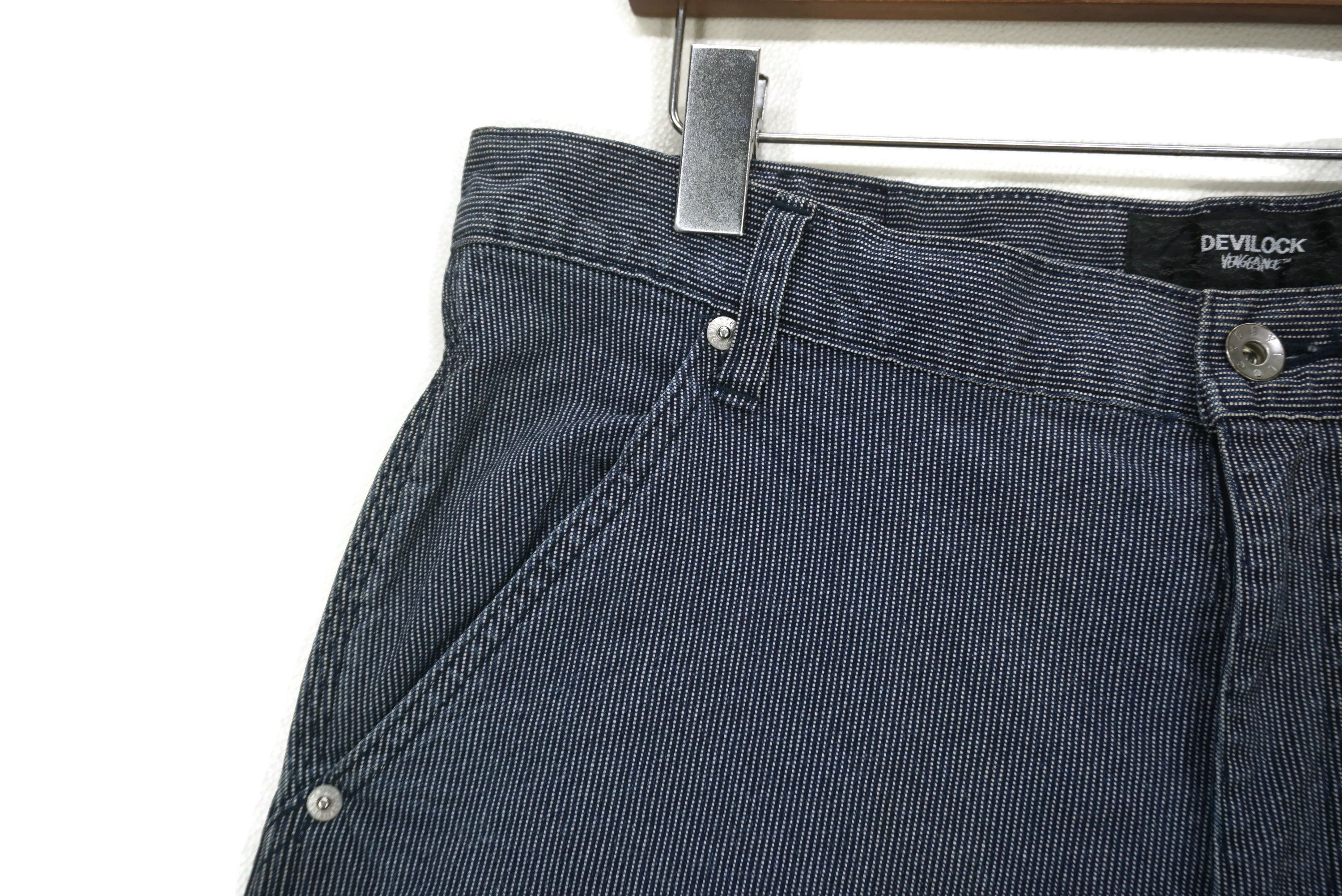 Devilock Devilock Jeans Size W34xL33.5 Double Knee Hickory Denim Size US 34 / EU 50 - 4 Thumbnail