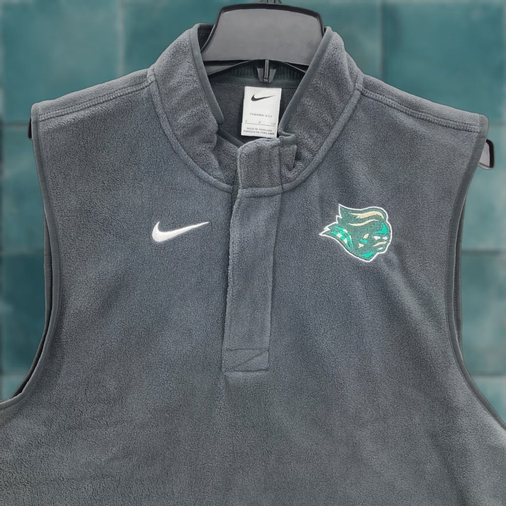 Nike Nike Football Therma Fit Fleece Vest Mens Small Quarter Zip Logo University Size US S / EU 44-46 / 1 - 1 Thumbnail