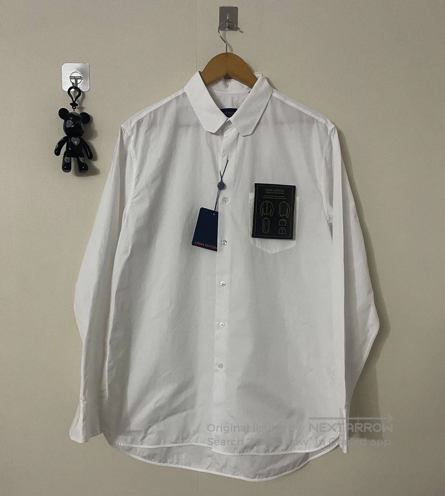 LVXWA louis vuitton white button-up shirt. Size US M / EU 48-50 / 2 - 1 Thumbnail