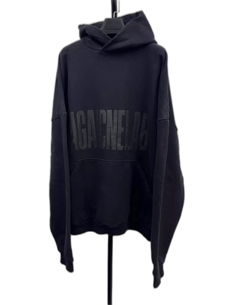 Balenciaga Balenciaga Letter Print Hooded Sweatshirt Size US M / EU 48-50 / 2 - 1 Thumbnail