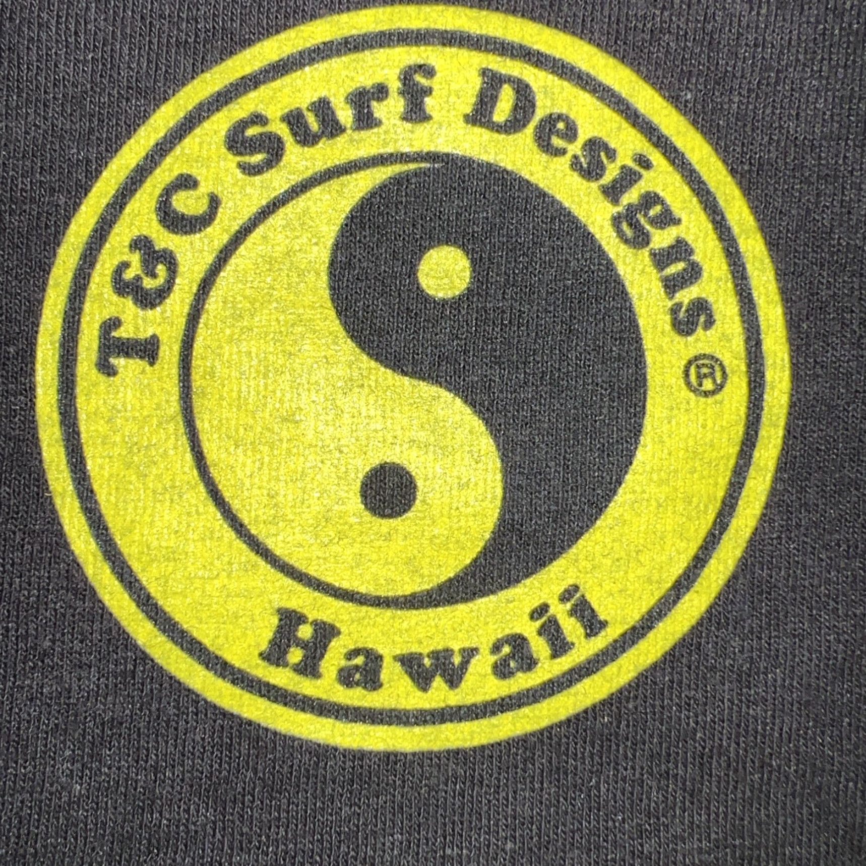 4SDESIGNS VINTAGE T&C Surf Designs Hawaii Shirt Surfer Graphic Print Small Black Mens Short Sleeve Crew Neck T-Shirt Size US S / EU 44-46 / 1 - 4 Thumbnail