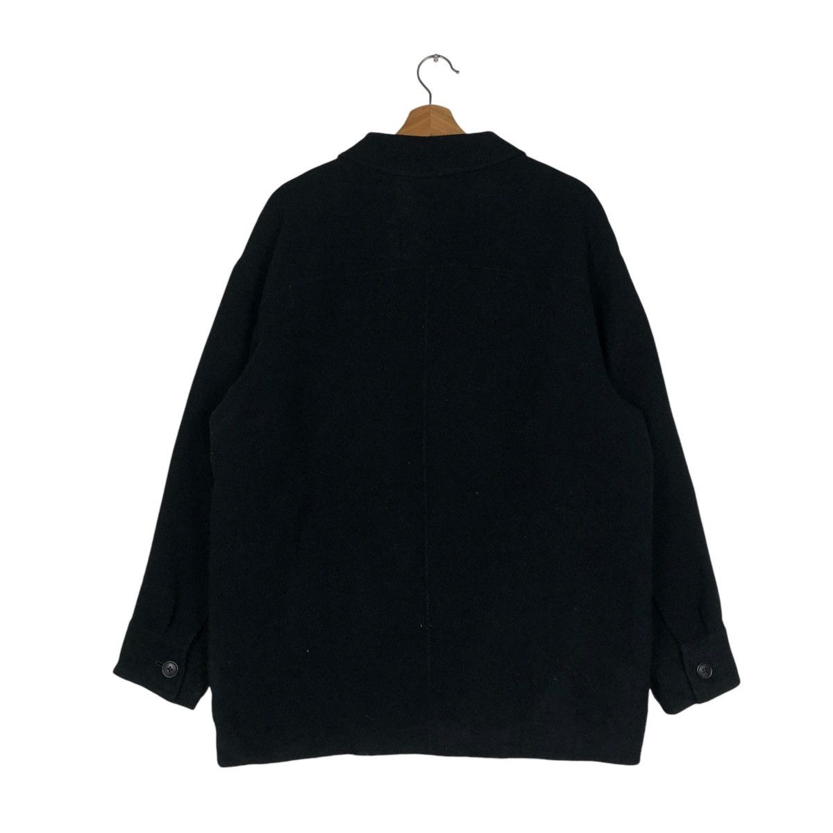 Japanese Brand 🔥VINTAGE WOOL BUTTON JACKET BIKER J+ By JILL SANDER Size US S / EU 44-46 / 1 - 10 Thumbnail