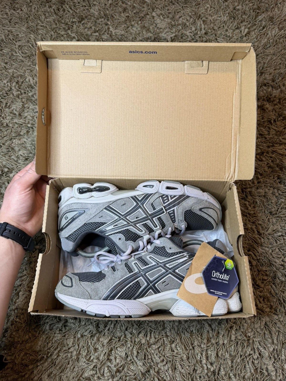 Asics ASICS Gel Nimbus 9 Size 9 Obsidian Grey / Clay Grey Size US 9 / EU 42 - 3 Thumbnail