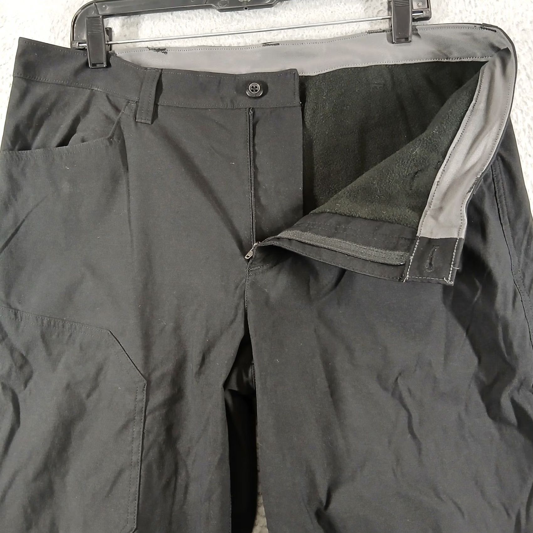 Eddie Bauer Eddie Bauer Men's Fleece Lined Tech Pants Size 36x34 Black Size US 36 / EU 52 - 7 Thumbnail