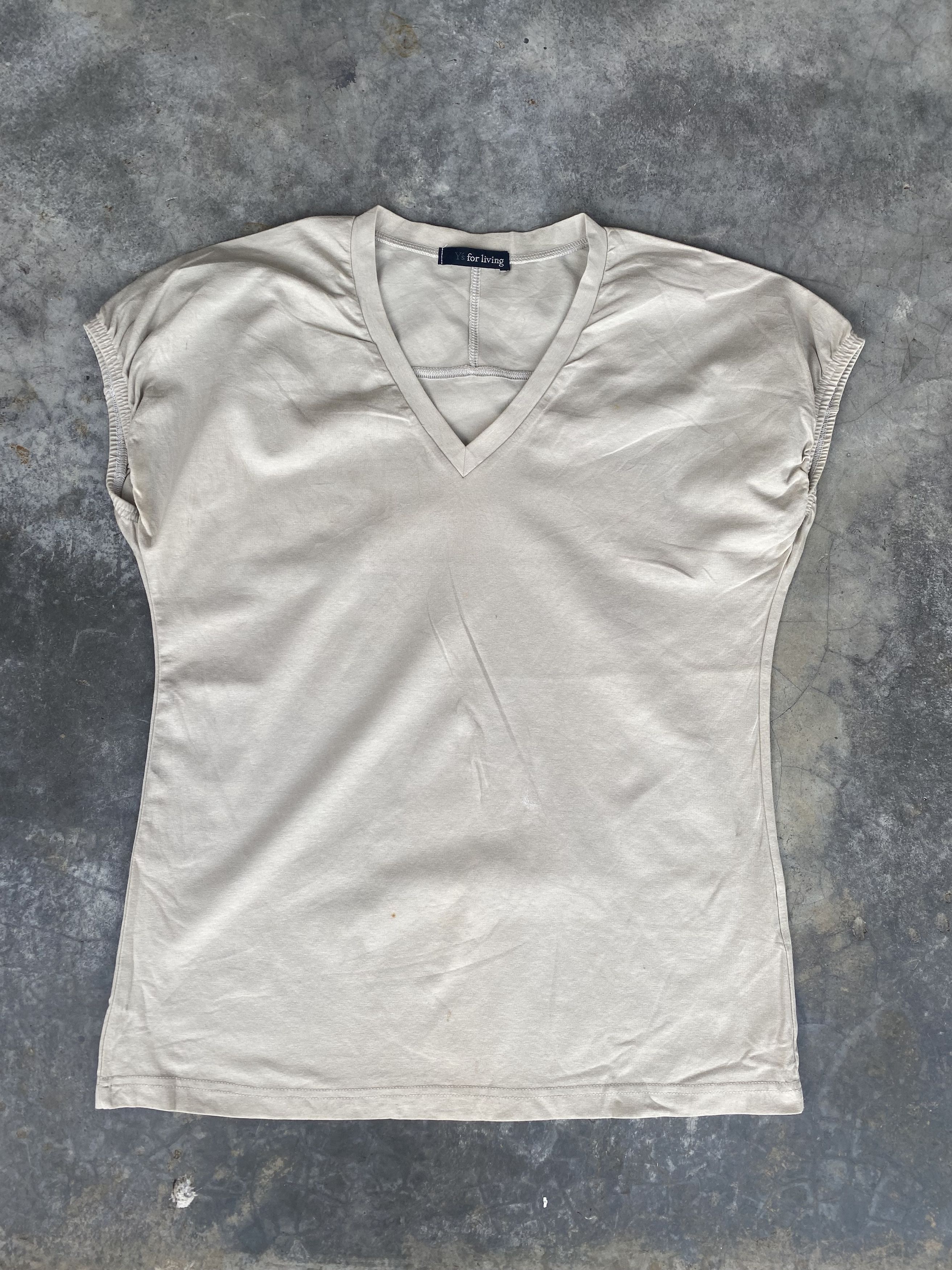 Y's Y’s for living vneck shirt Size S / US 4 / IT 40 - 1 Thumbnail