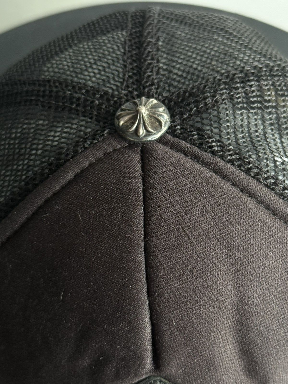 Chrome Hearts RARE 90s - Triple Cross Patch Trucker Hat Size ONE SIZE - 4 Thumbnail