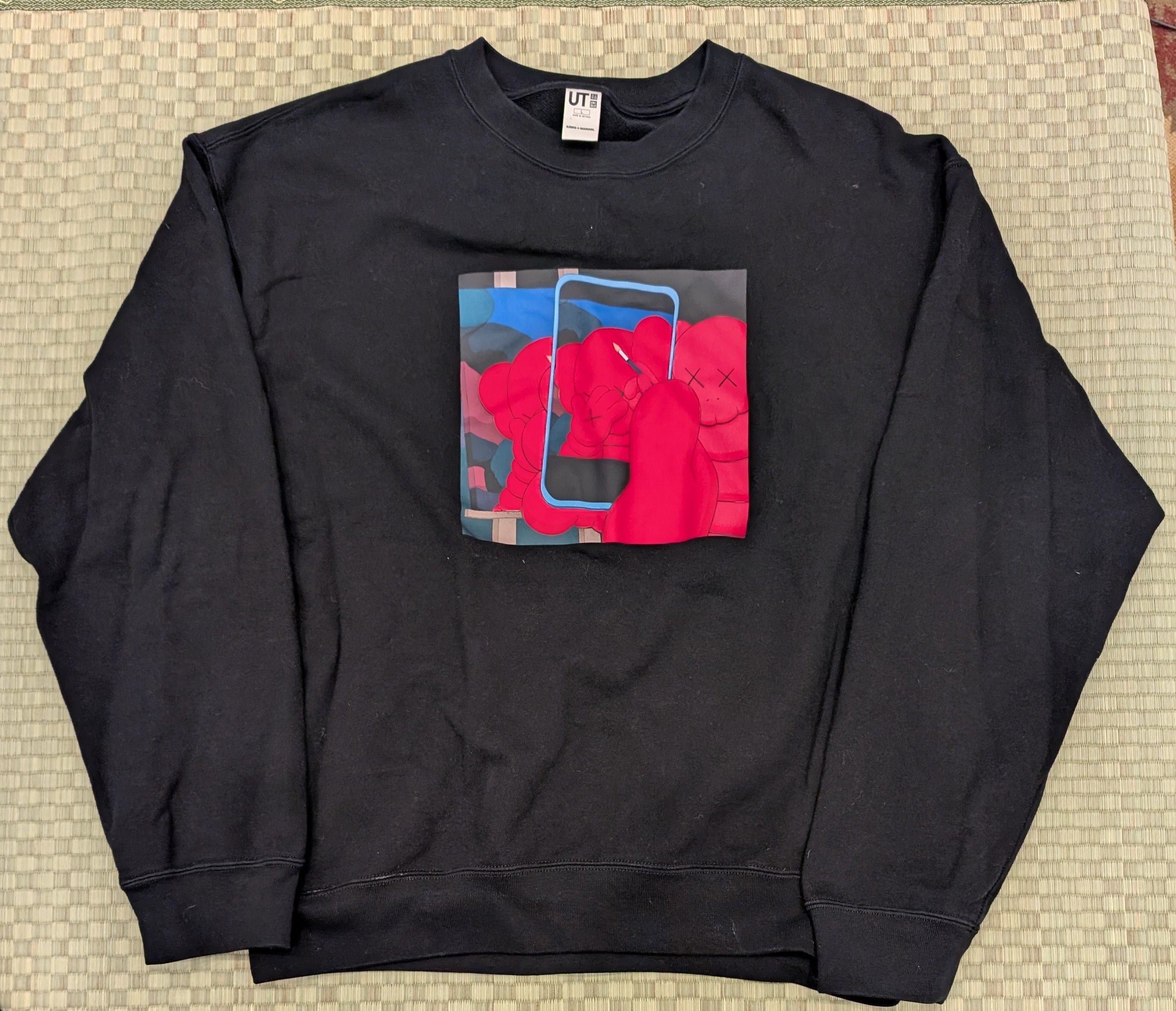Andy Warhol × Kaws × Uniqlo Uniqlo x KAWS x Andy Warhol Graphic Crewneck Sweatshirt Size US L / EU 52-54 / 3 - 1 Thumbnail