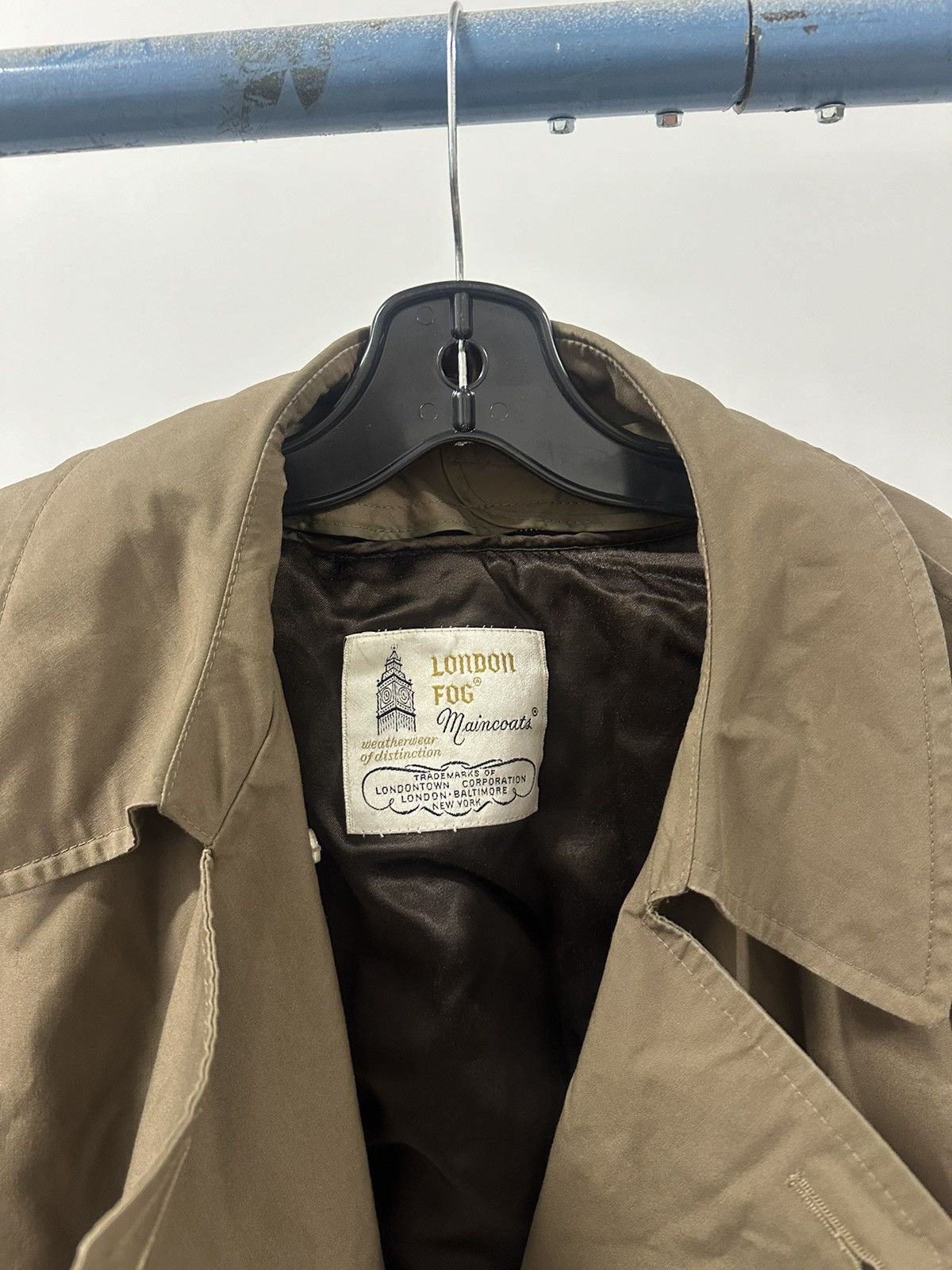 London Fog Vintage London Fog Fur Brown Insulated Trench Coat Jacket Size US L / EU 52-54 / 3 - 3 Thumbnail