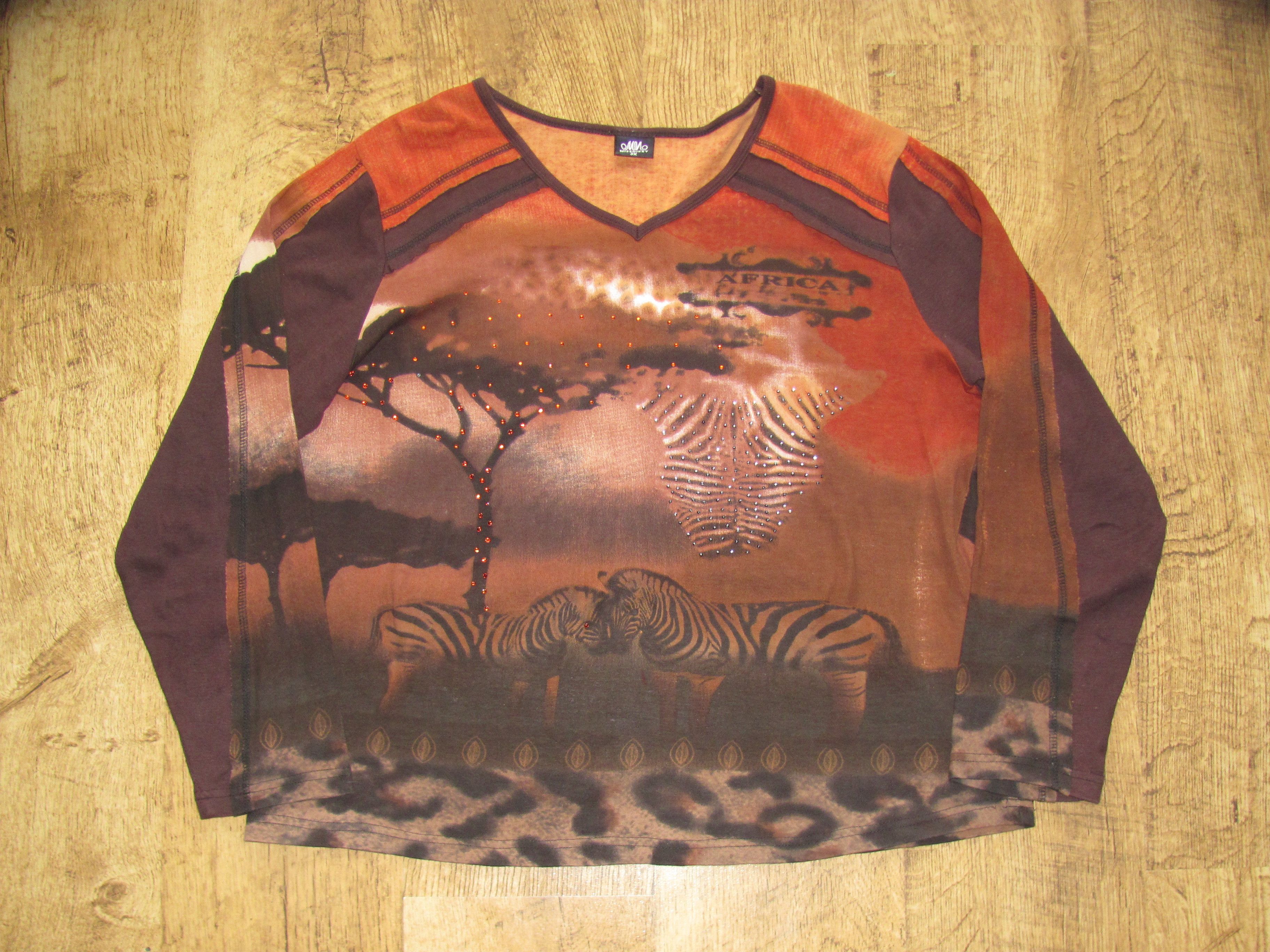Hysteric Glamour Jean Paul Gaultier Style Long Sleeve Africa Shirt Size US XL / EU 56 / 4 - 4 Thumbnail