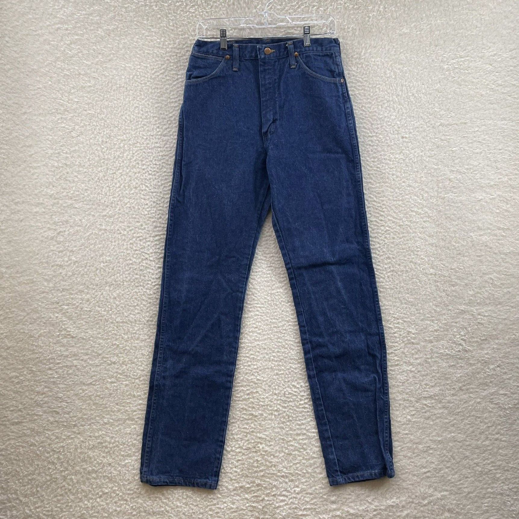 Wrangler (34x31) AMERICAN VINTAGE 80s Men’s Straight Leg Jeans Medium outlet Wash