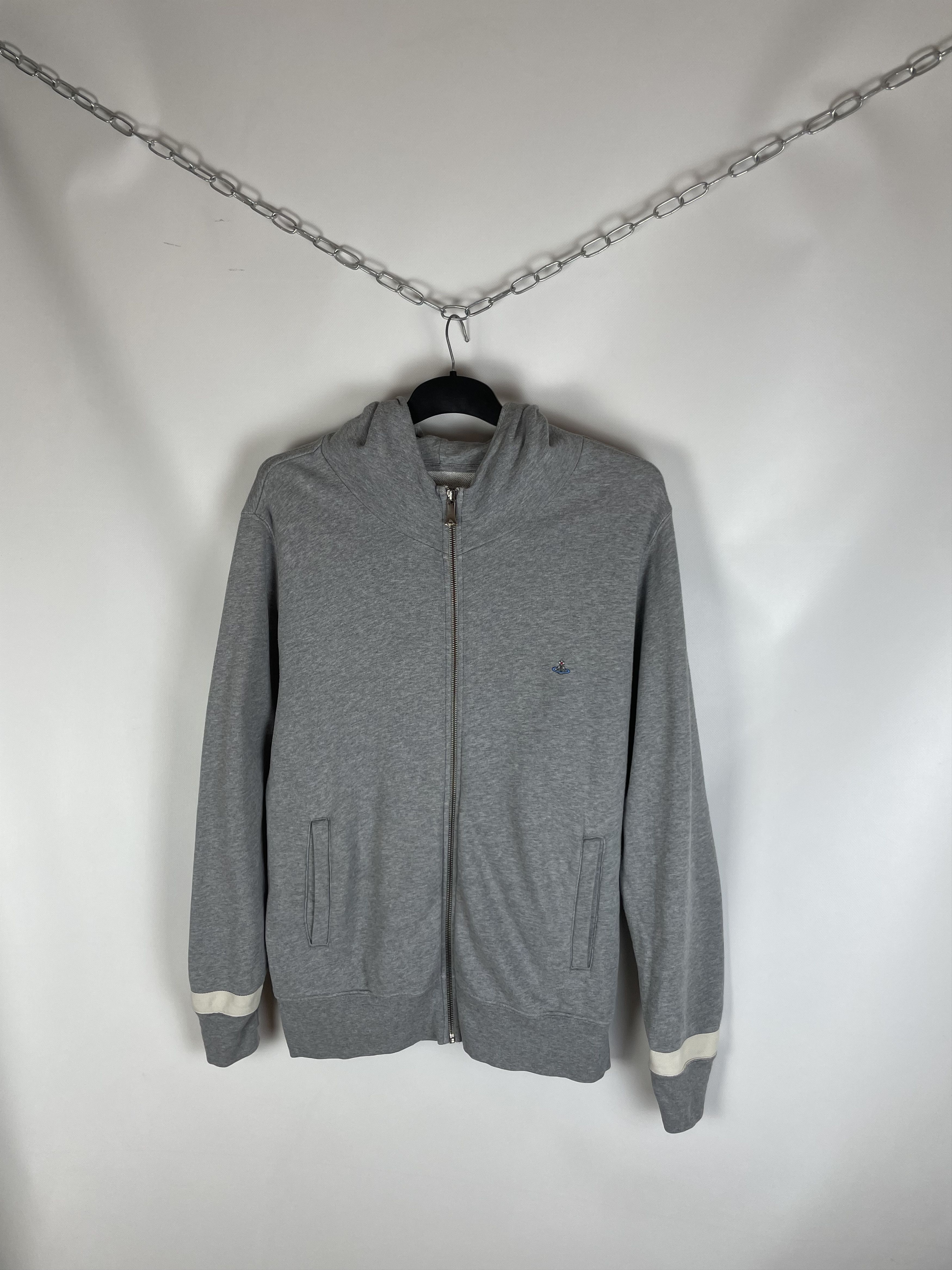 Vivienne Westwood Vivienne Westwood Zip Up Hoodie Grey Size US L / EU 52-54 / 3 - 2 Thumbnail