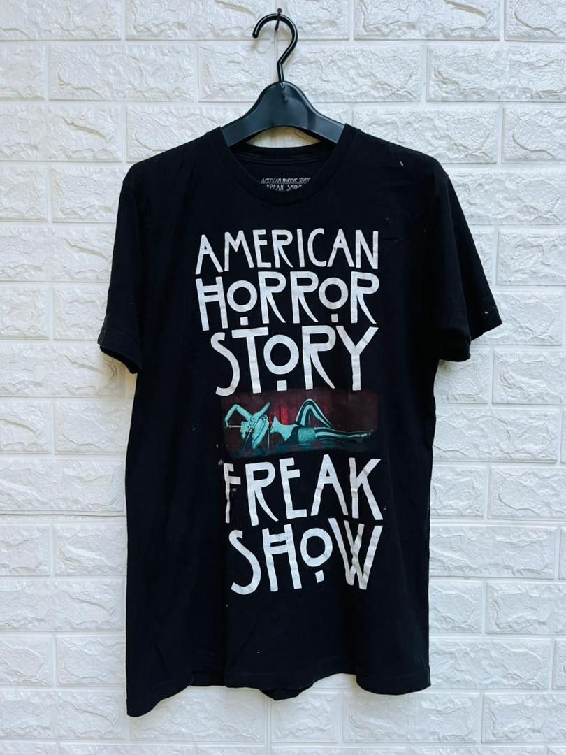 image of Movie x Vintage American Horror Story Freak Show Streerwear Style in Black, Men's (Size Medium)