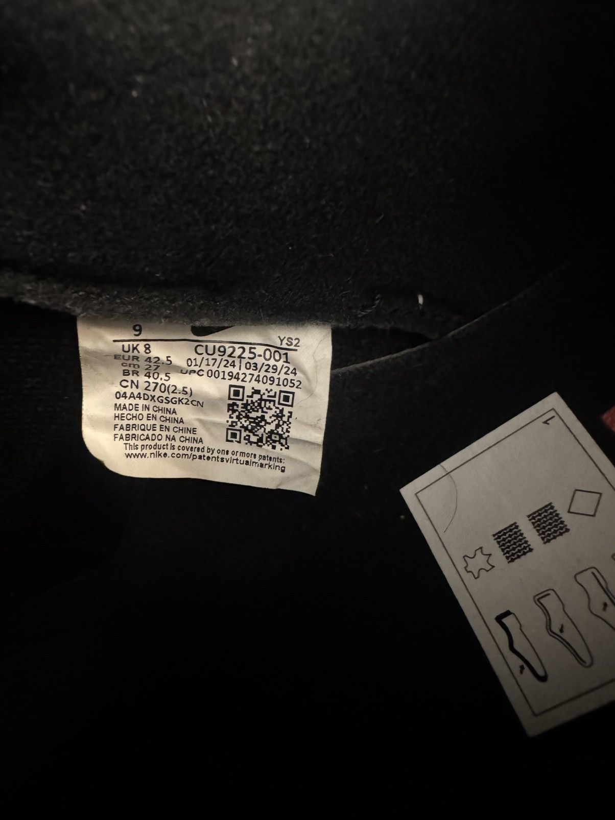 Nike × Supreme Supreme x Nike Air Force 1 Low - Black Size US 9 / EU 42 - 5 Thumbnail