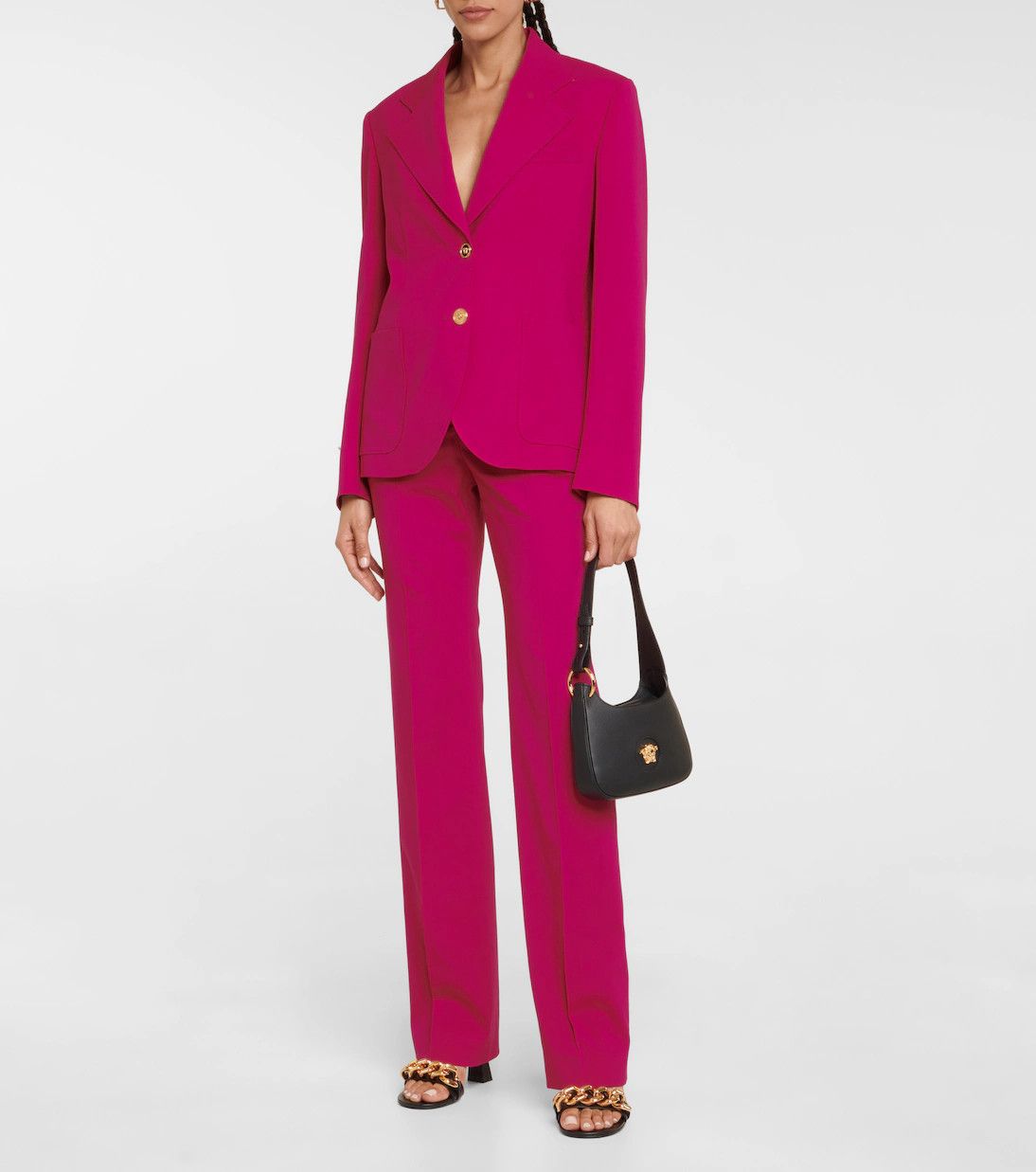 Versace o1y0226 Blazer in Fuchsia Size S / US 4 / IT 40 - 5 Thumbnail