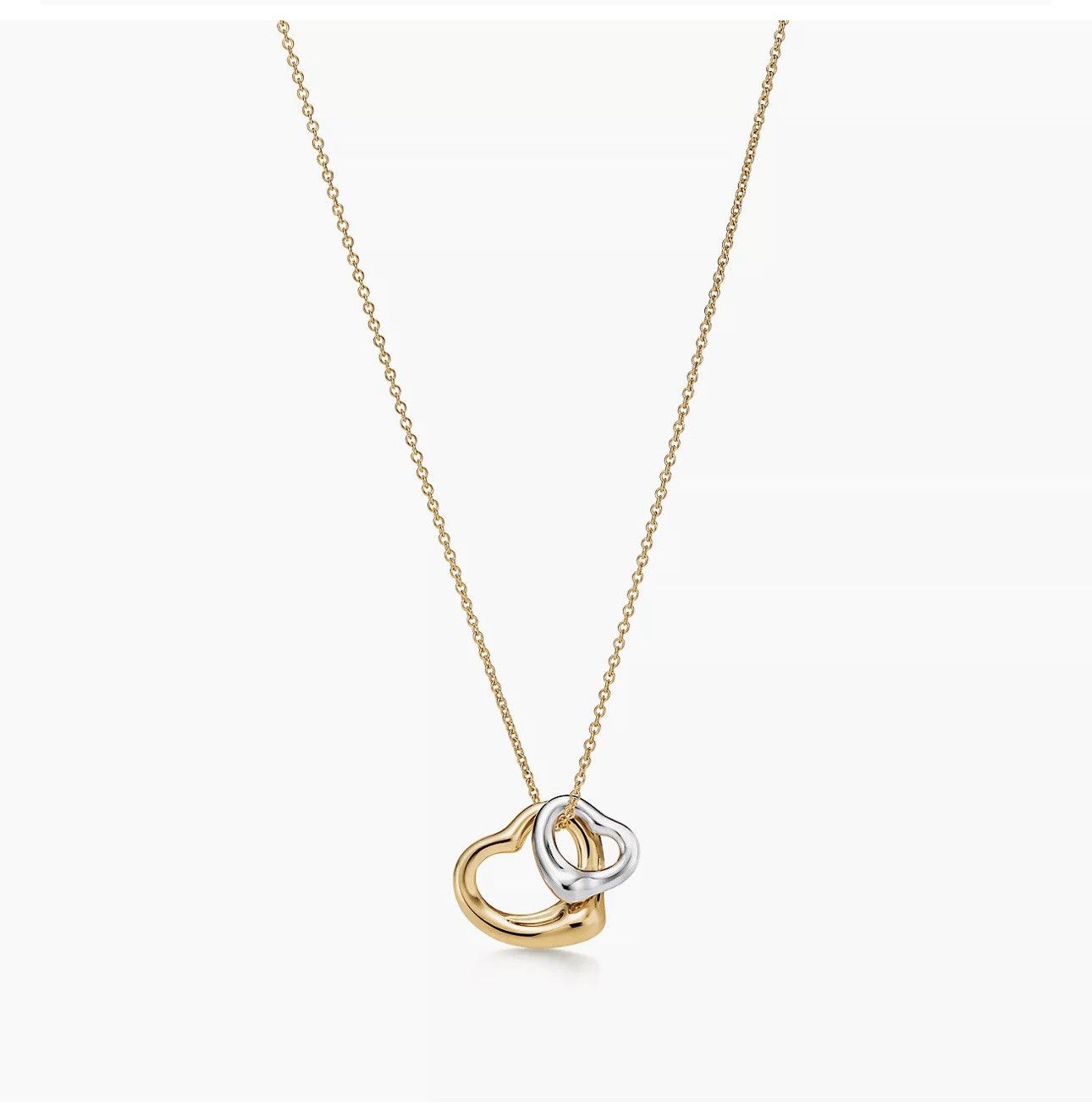 Tiffany & Co. Tiffany Co Yellow Gold Sterling Silver Elsa Peretti® Heart Size ONE SIZE - 1 Thumbnail