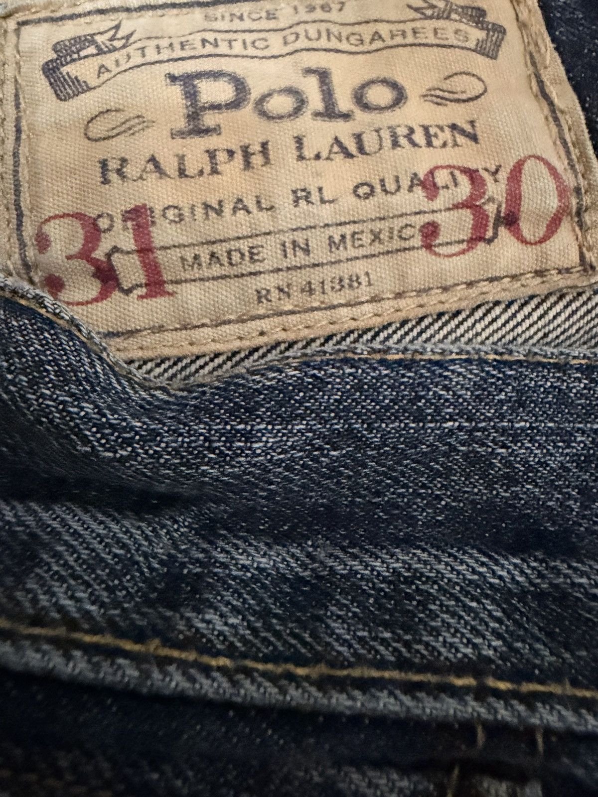 Polo Ralph Lauren Vintage Polo Ralph Lauren Varick Slim Straight Blue Jeans Size US 31 - 3 Thumbnail