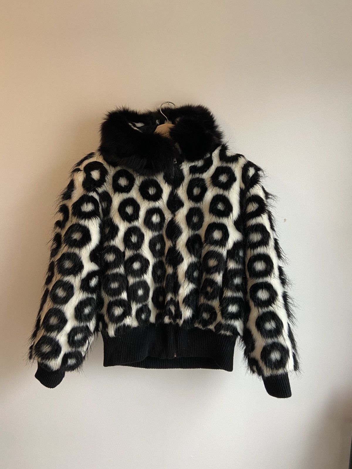 M Miller Hooded Faux Fur Jacket