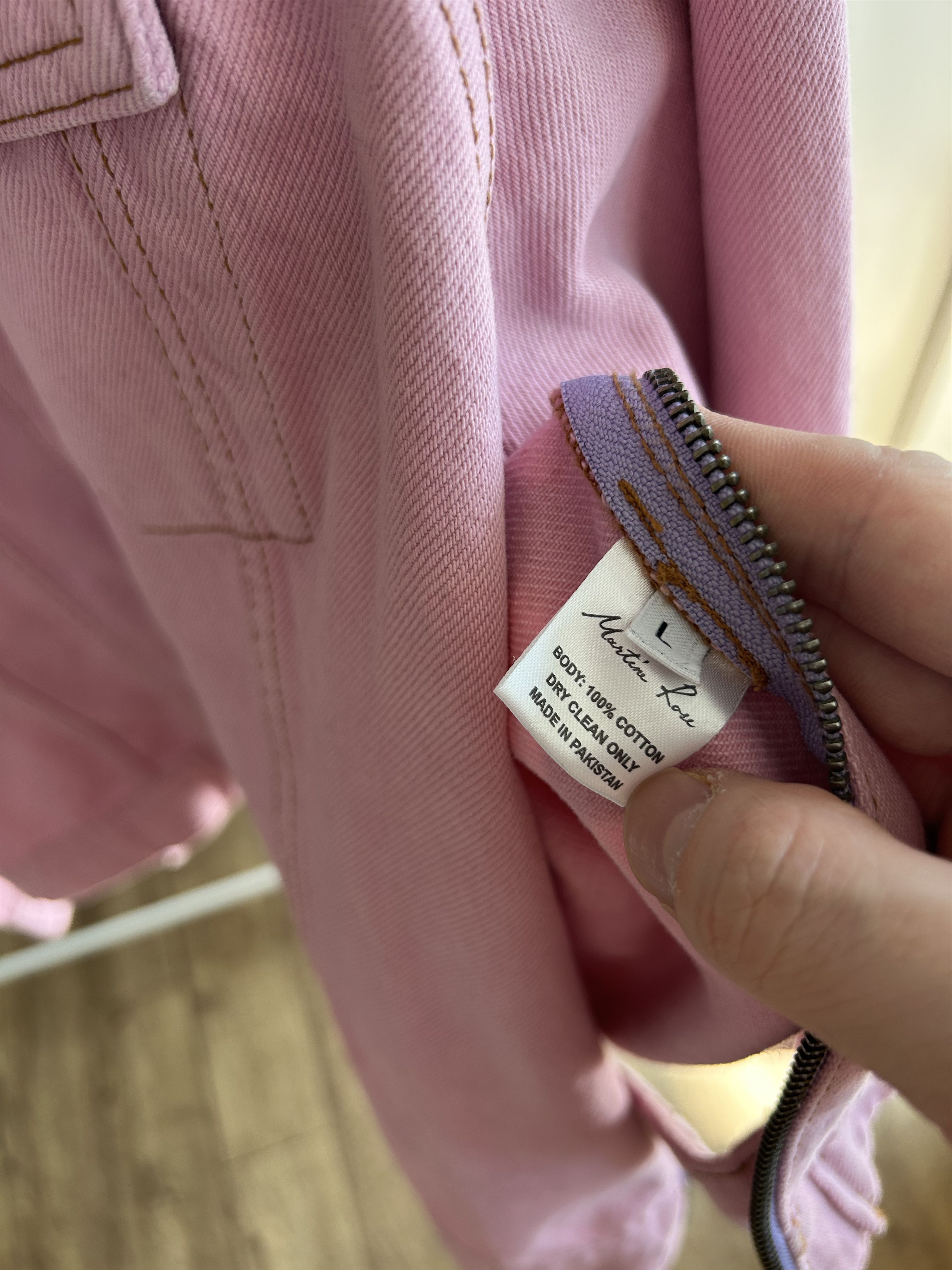 Martine Rose MARTINE ROSE Gradient-Dyed Zippered Trucker Jacket Size US L / EU 52-54 / 3 - 11 Thumbnail