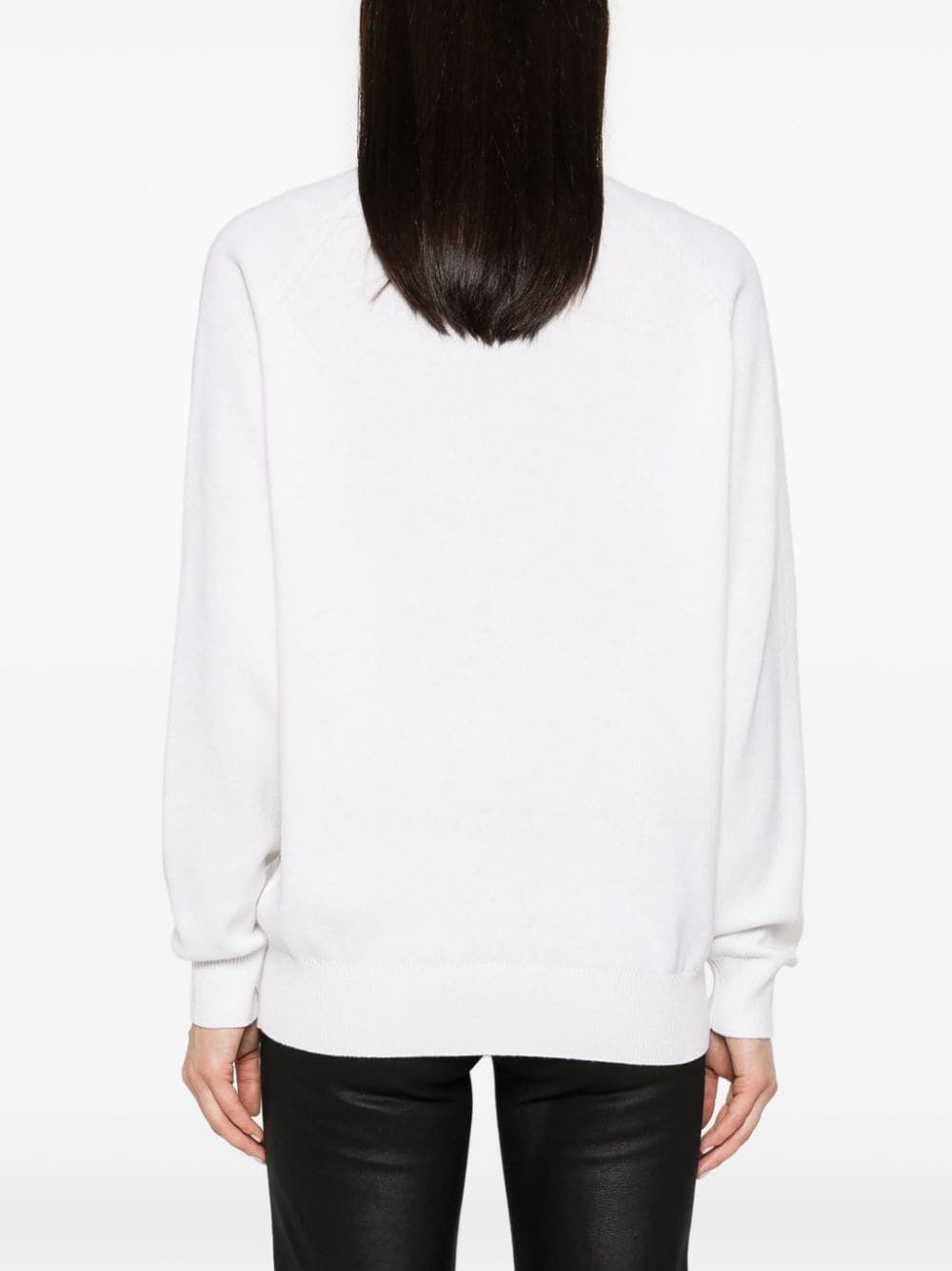 Givenchy o1srvl11e0325 4G-Motif Cashmere Jumper in White Size S / US 4 / IT 40 - 5 Thumbnail