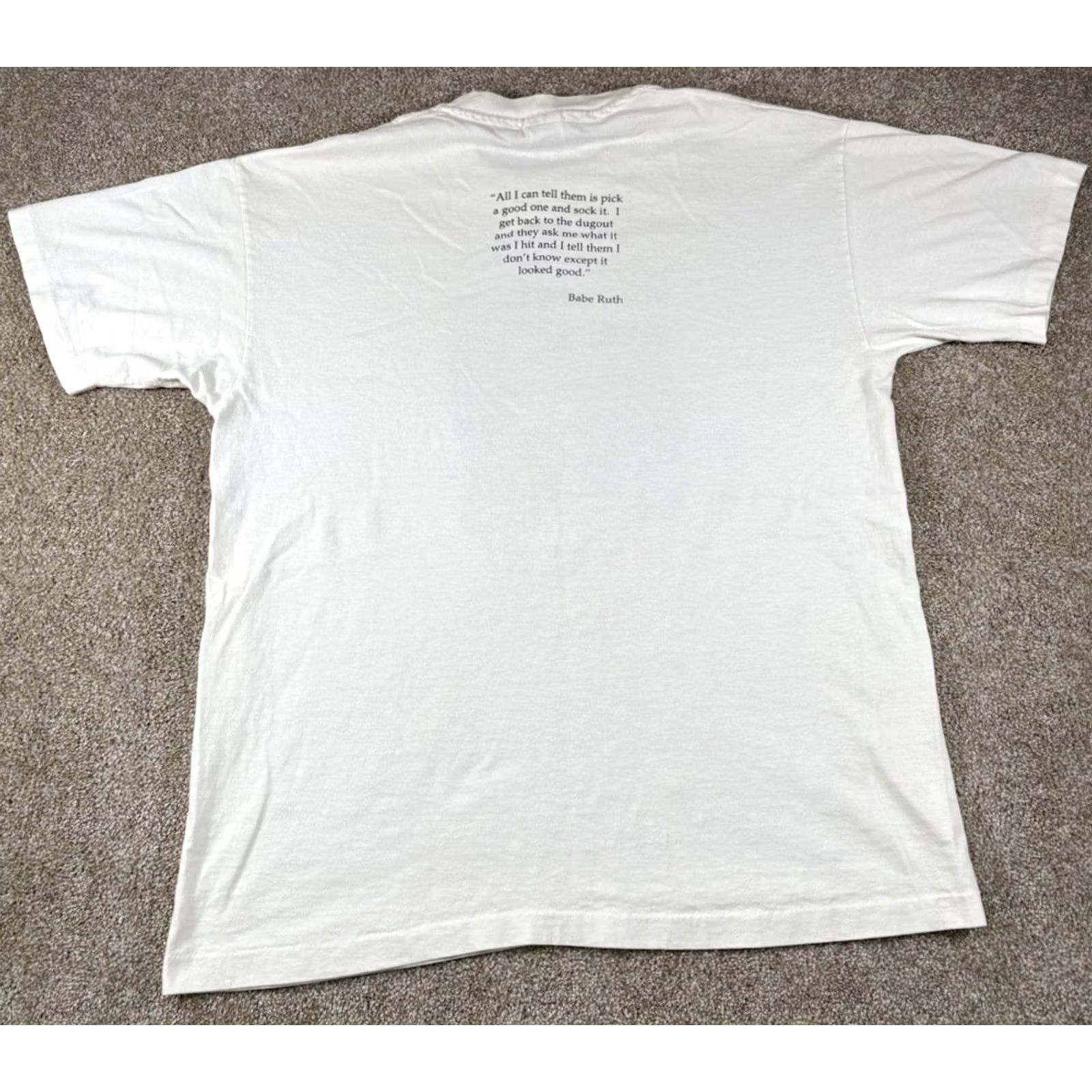 Anvil Vintage Babe Ruth Shirt - Adult Size XL - 1994 Yankees Baseball Graphic Size US XL / EU 56 / 4 - 7 Thumbnail