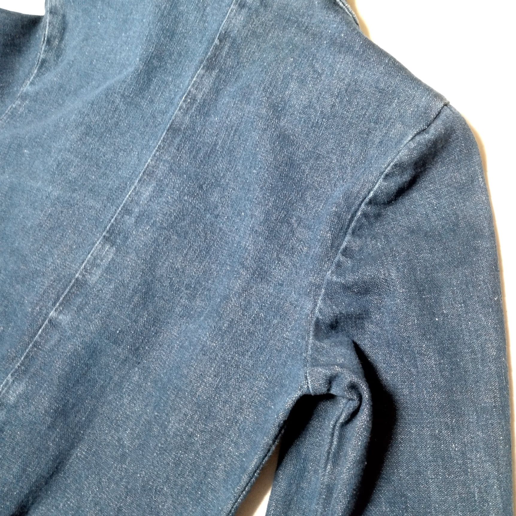 Wrangler VINTAGE Wrangler Blazer Denim Jacket Women Short 7 Blue Indigo Western Office Wear Jean Blazer Fall/Winter Women Size 28" / US 6 / IT 42 - 7 Thumbnail