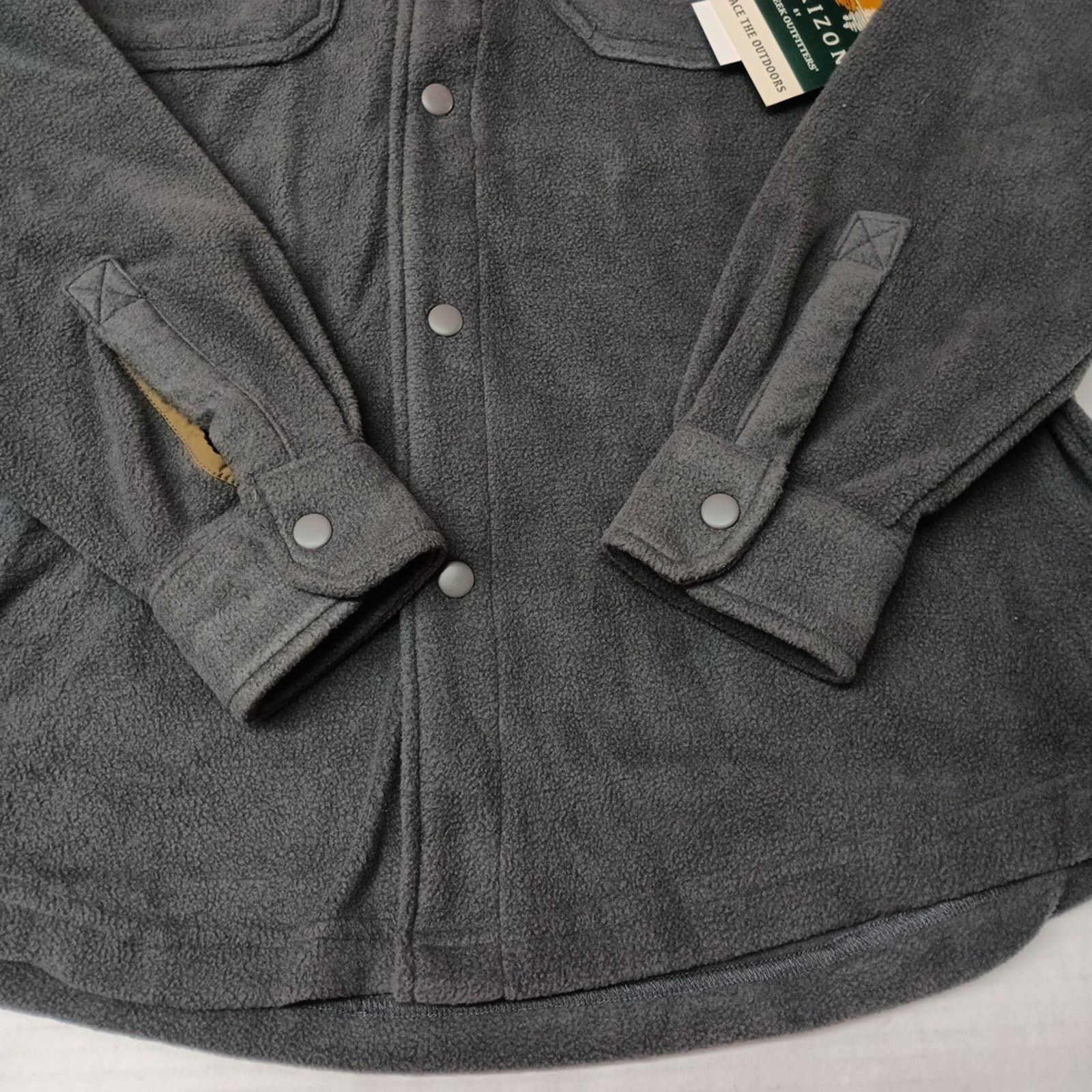 Other Horizon by Bass Creek Gray Fleece Snap Shirt Jacket Men’s M Size US M / EU 48-50 / 2 - 2 Thumbnail