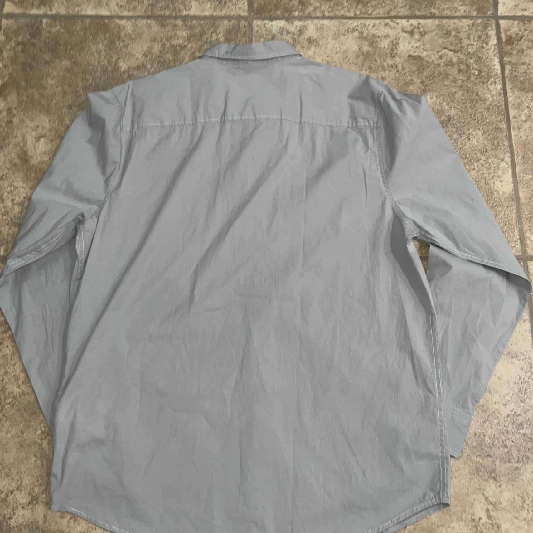 Oakley VINTAGE Oakley Long Sleeve Shirt Mens XL Gray Button-Up Size US XL / EU 56 / 4 - 5 Thumbnail