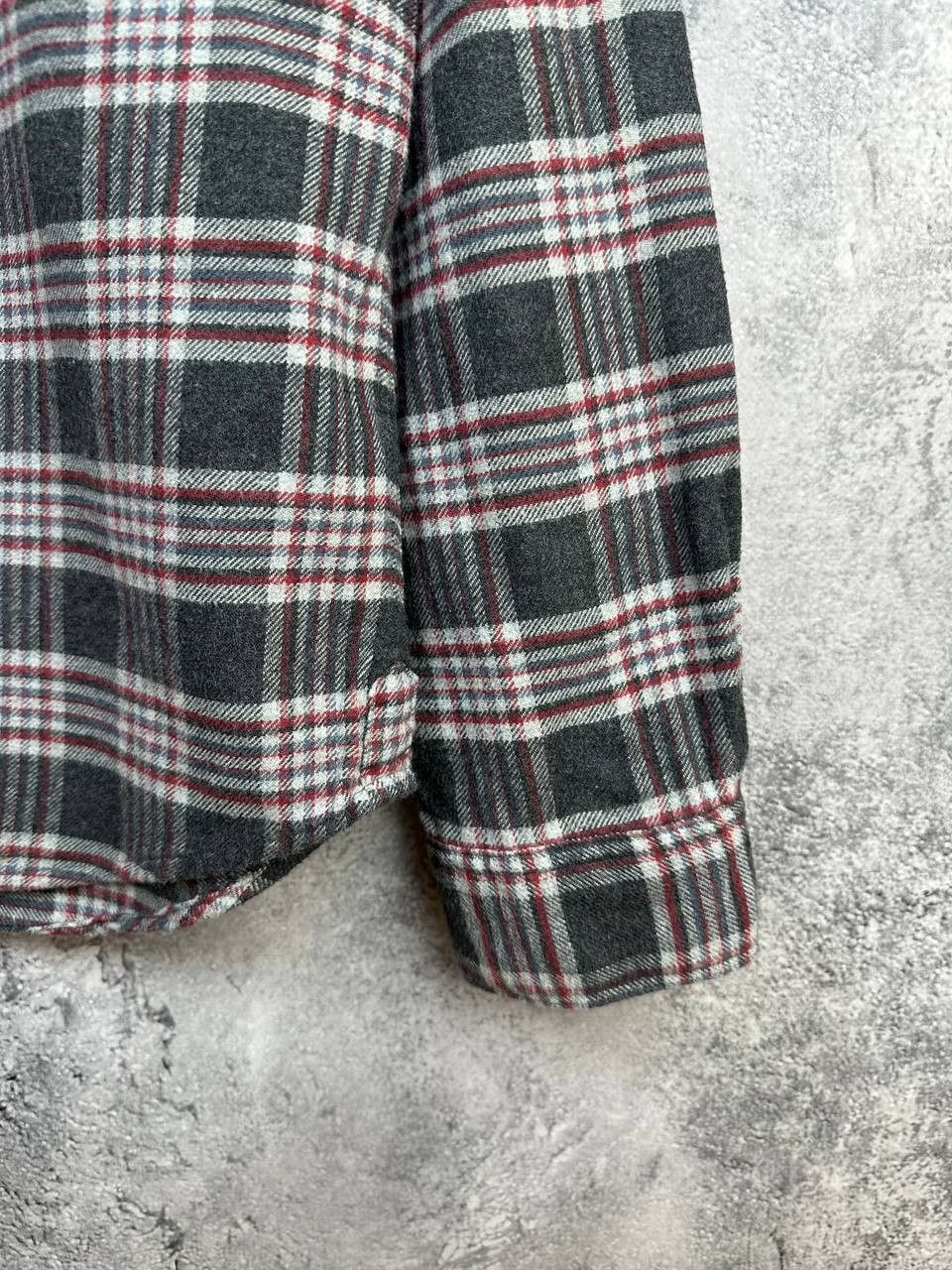Allsaints AllSaints Gaines Brushed Flannel Shirt Check Ramskull Grunge Size US L / EU 52-54 / 3 - 8 Thumbnail