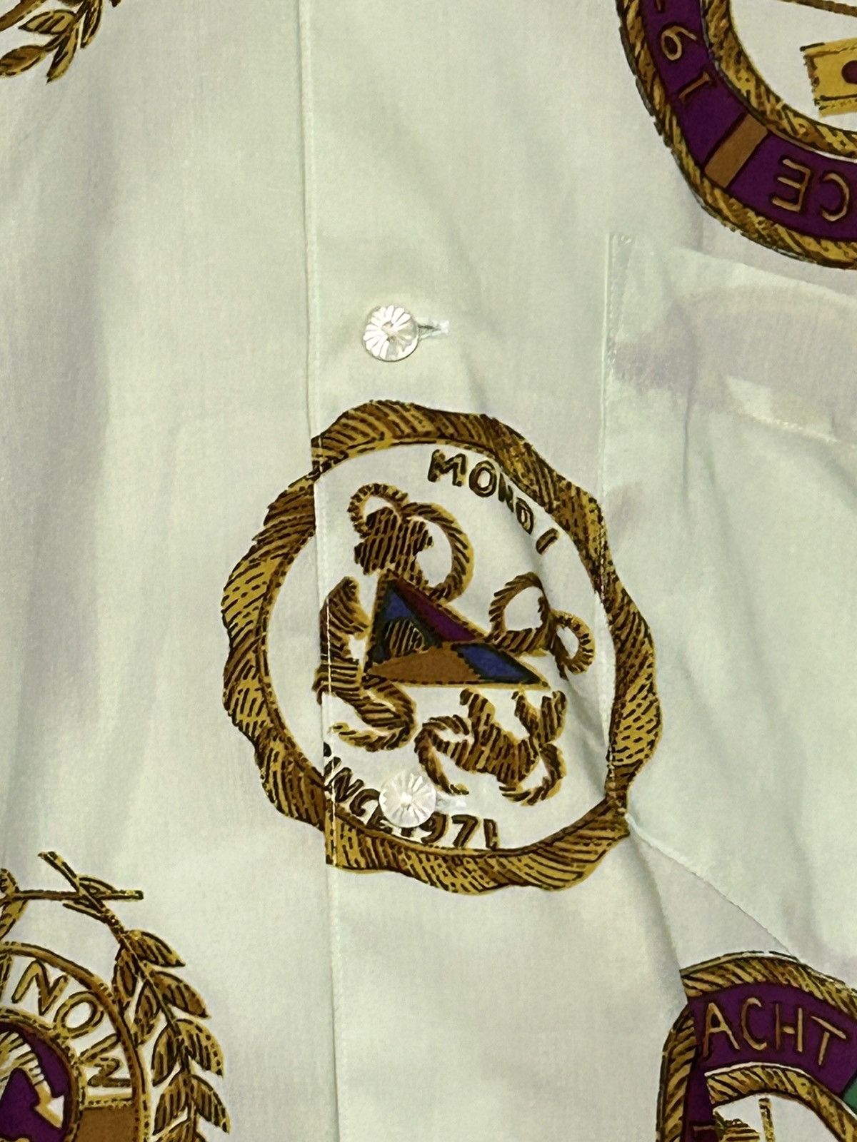 Japanese Brand × Vintage MONDI UOMO YATCH SHIRT BUTTON UPS Size US S / EU 44-46 / 1 - 5 Thumbnail