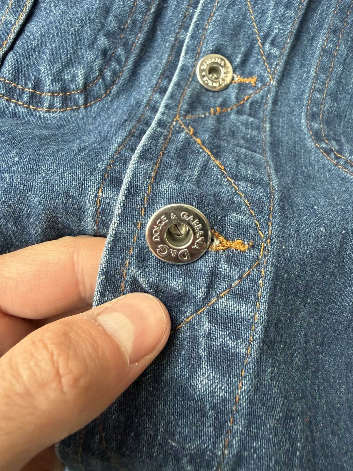 Dolce & Gabbana Vintage Dolce & Gabbana Denim Jacket Size XL / US 12-14 / IT 48-50 - 4 Thumbnail