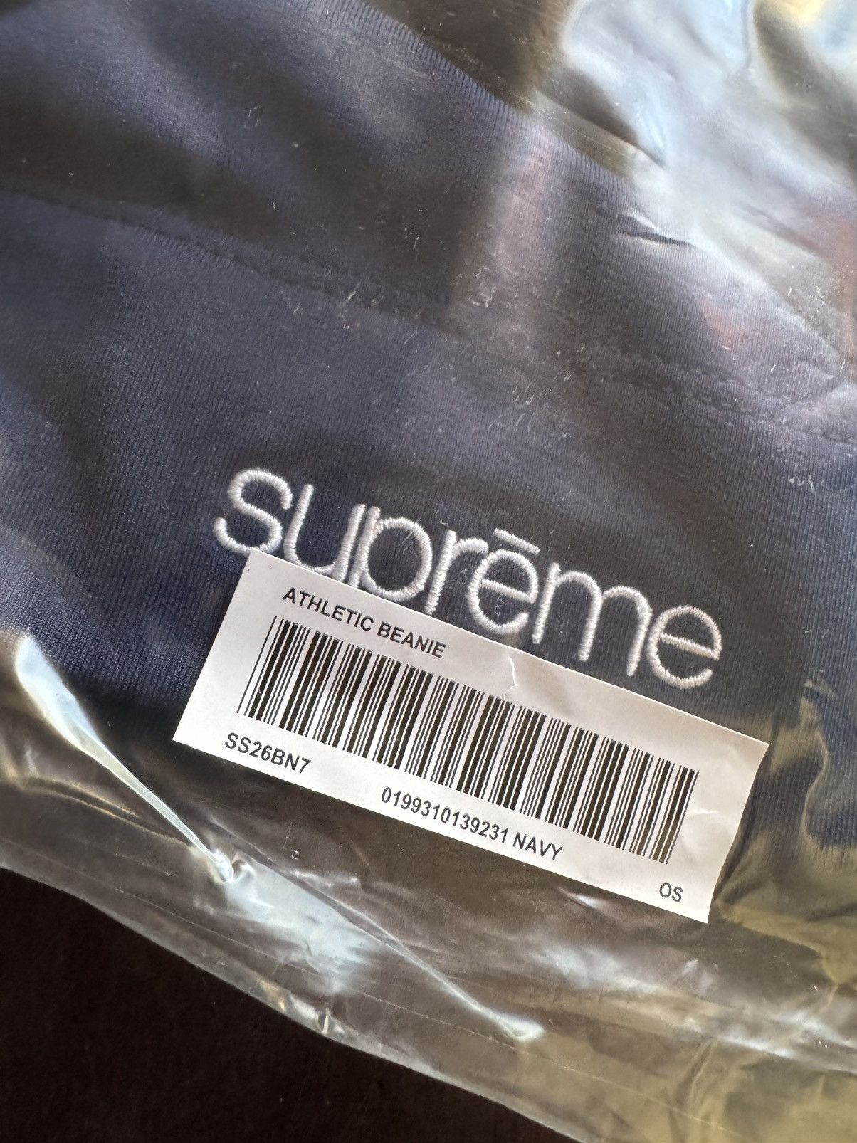 Supreme Supreme Base Layer Beanie Navy Size ONE SIZE - 2 Thumbnail
