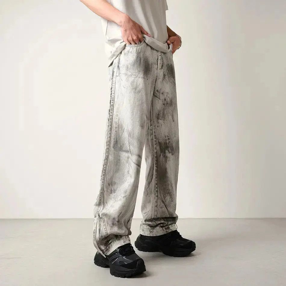 Japanese Brand Retro loose hip-hop high street jeans Size US 32 / EU 48 - 4 Thumbnail