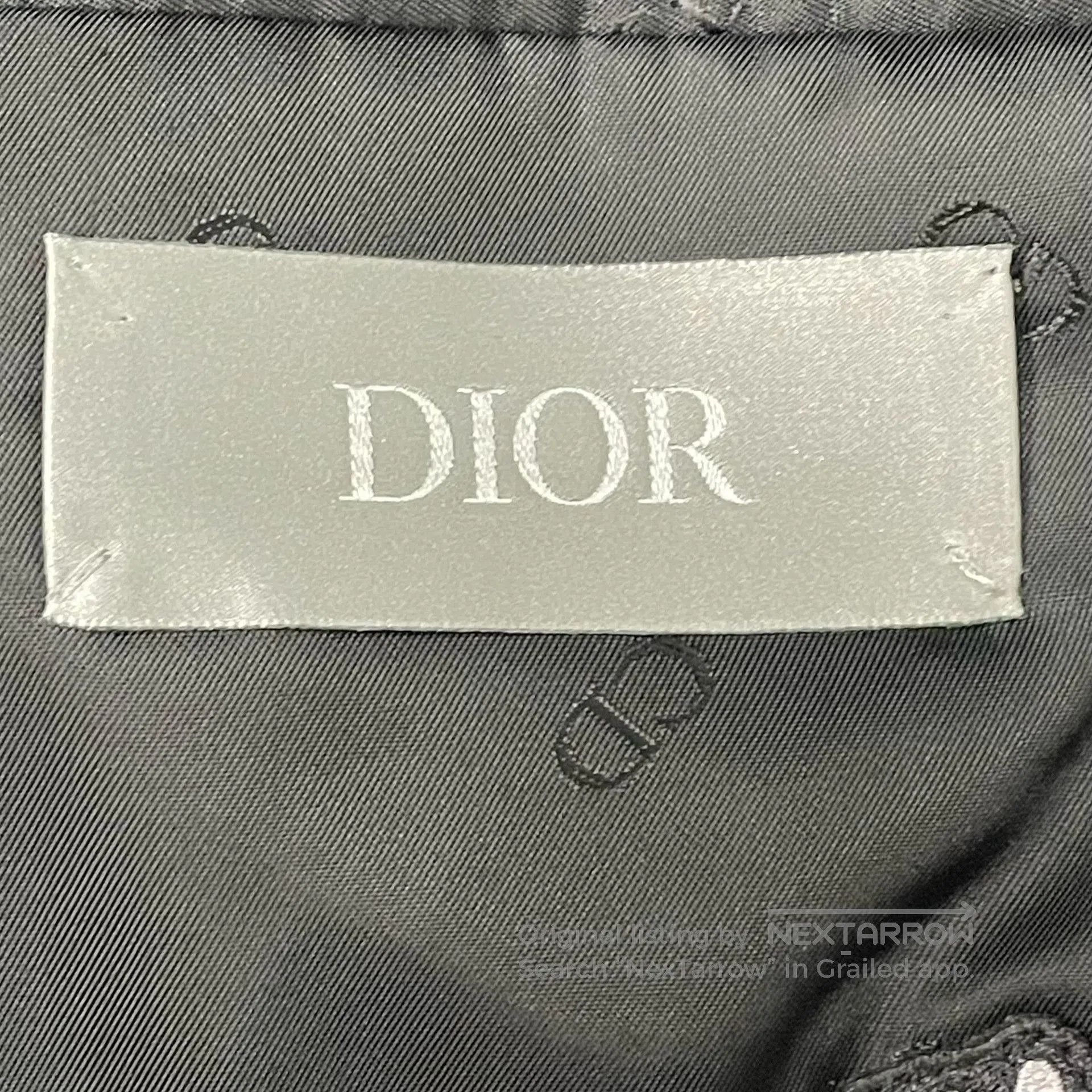 Dior Dior Black Embroidered Suit Jacket. Size US S / EU 44-46 / 1 - 5 Thumbnail