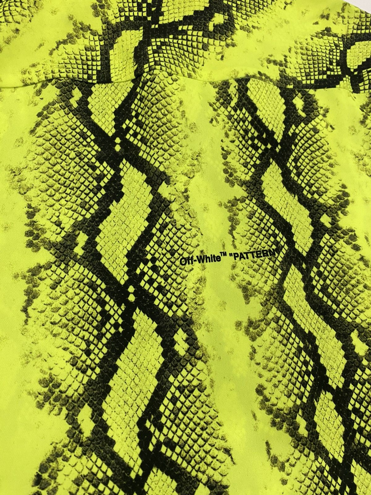 Off-White Off-White Snake Skin Print Button Up Shirt Size US S / EU 44-46 / 1 - 6 Thumbnail