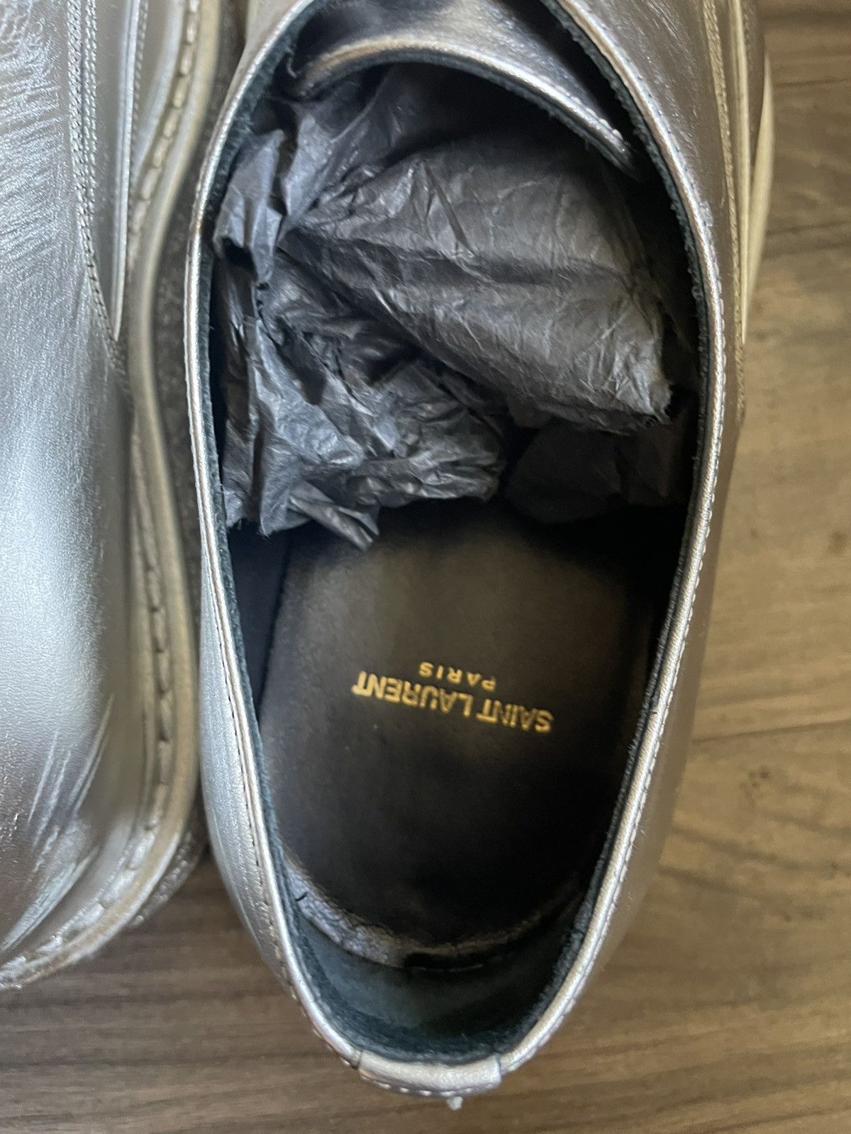 Hedi Slimane × Saint Laurent Paris SLP Silver Creepers FW14 AW14 x Hedi Slimane Size 41.5 Size US 8.5 / EU 41-42 - 5 Thumbnail