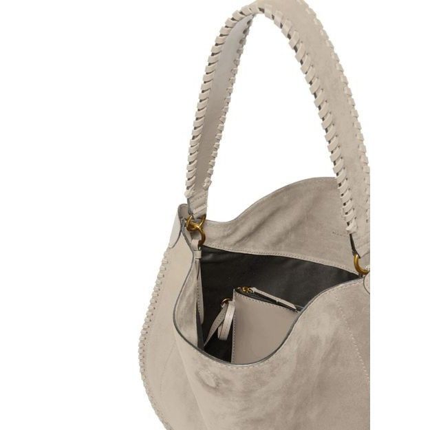 Isabel Marant Isabel Marant Oskan Hobo Soft Beige Brown Suede Shoulder Bag Size ONE SIZE - 4 Thumbnail