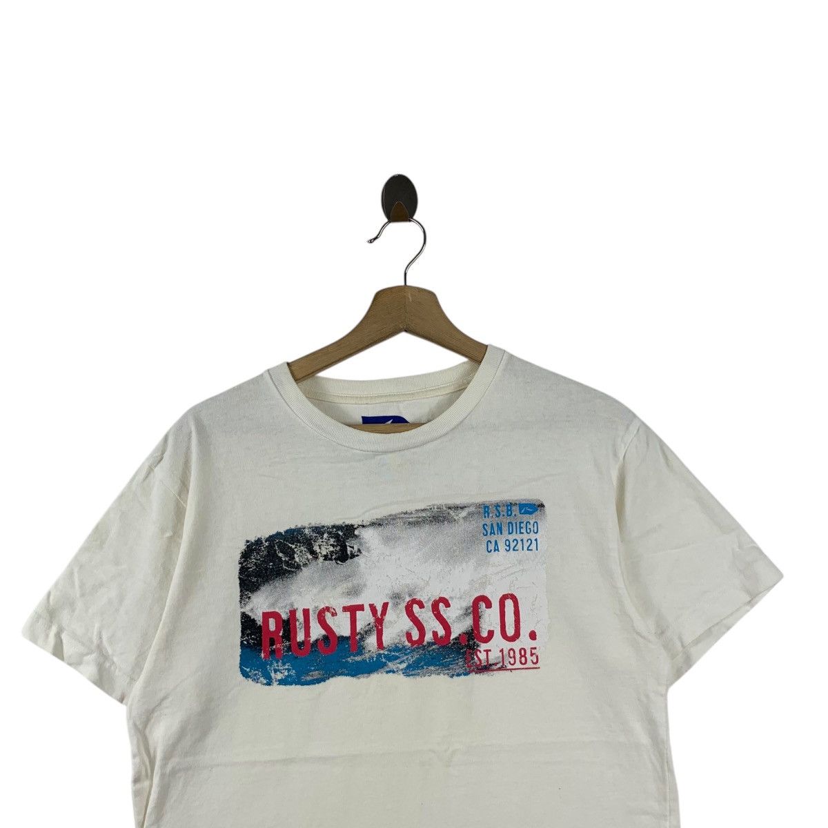 Rusty RUSTY SS SURF San Diego California Store Edition Tee Shirt Size US S / EU 44-46 / 1 - 2 Thumbnail