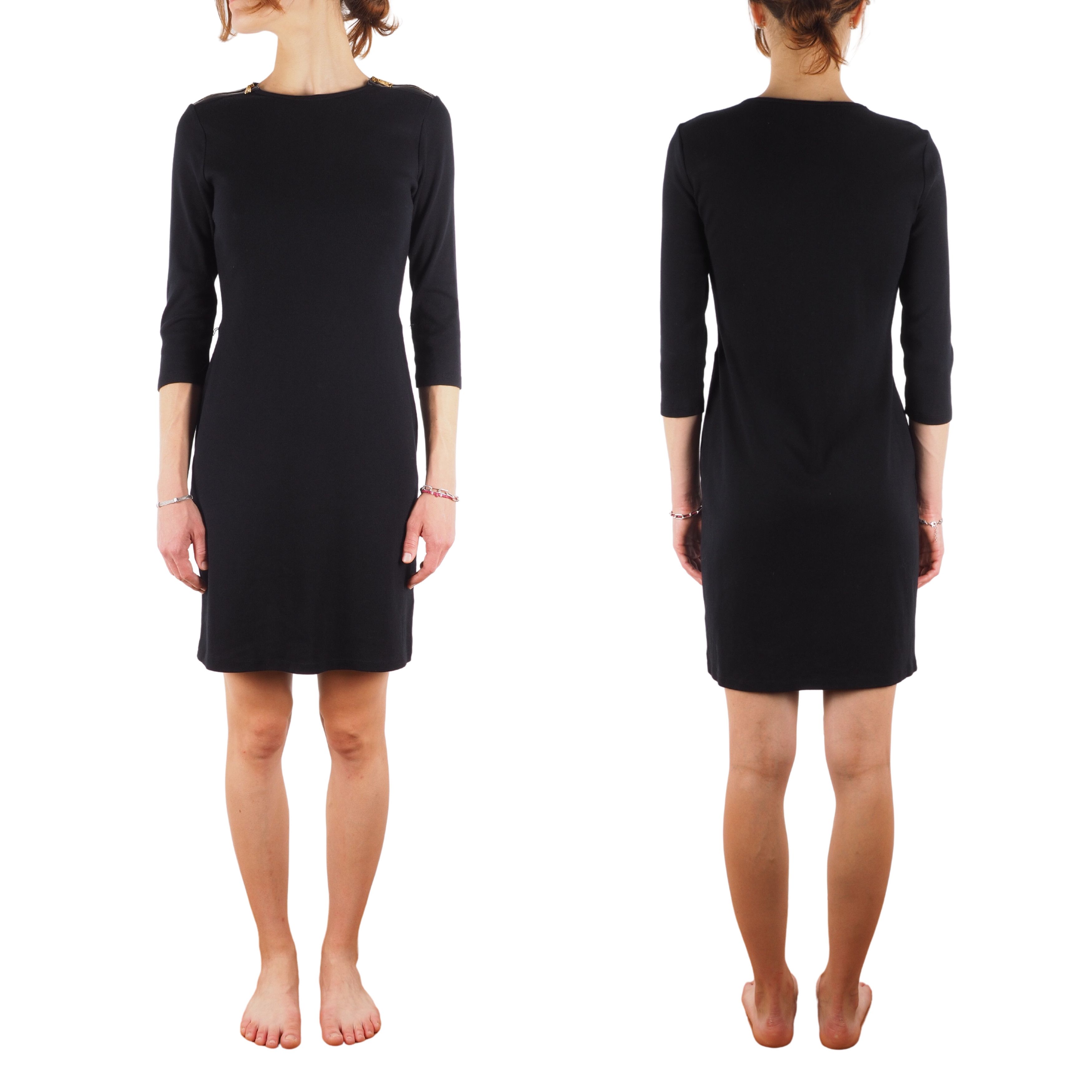 Lauren Ralph Lauren × Ralph Lauren × Vintage Lauren Ralph Lauren Black Half Sleeve Pencil Dress Size S / US 4 / IT 40 - 1 Thumbnail