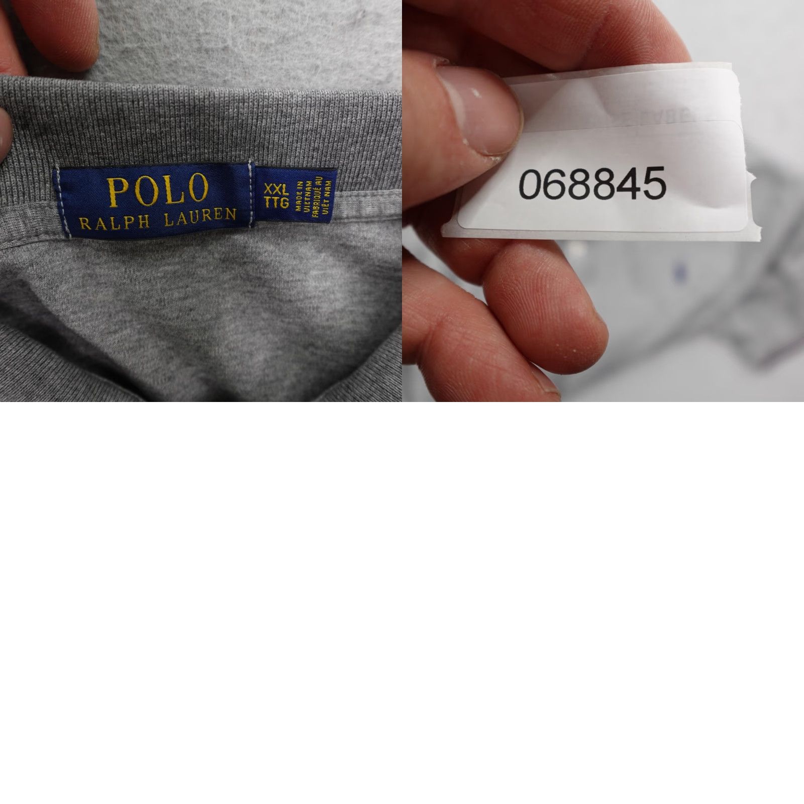 Polo Ralph Lauren Ralph Lauren Polo Shirt Mens 2XL Gray Blaire Twin Tipped Collar Blue Pony Logo - Polo - Men - 2XL - Gray - Short Sleeve - 100% Cotton Size US XXL / EU 58 / 5 - 8 Thumbnail