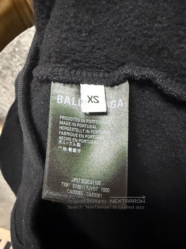 Balenciaga Balenciaga Black Sweatshirt XS Size Size US XS / EU 42 / 0 - 4 Thumbnail
