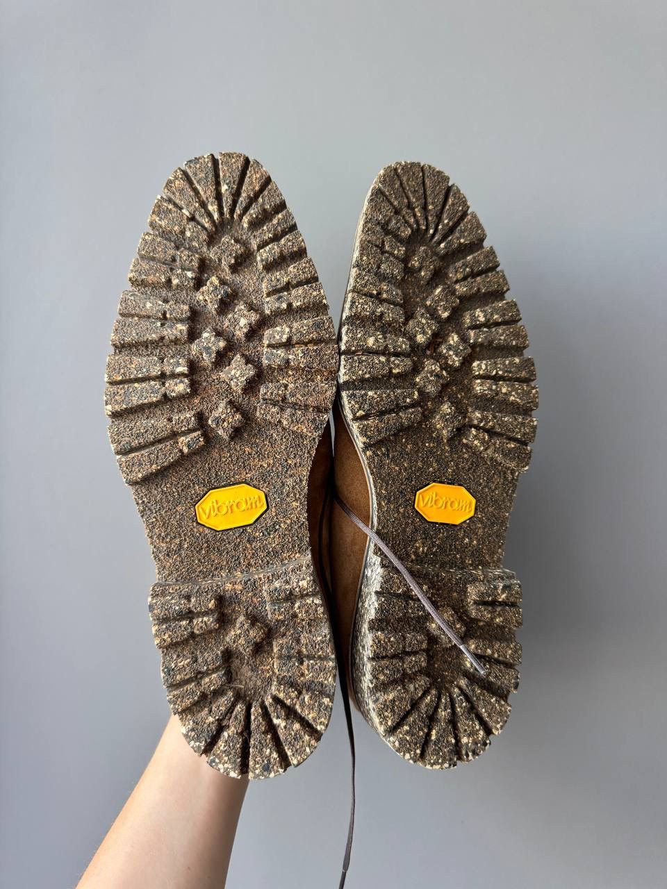 Japanese Brand RRP 1100$ Caulaincourt Leather Sued Vibram Shoes Size US 8 / EU 41 - 7 Thumbnail