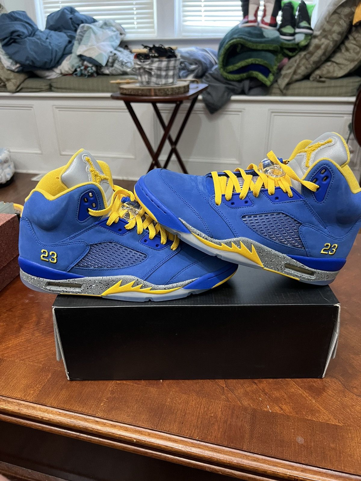 Jordan Brand Air Jordan 5 Retro “Laney JSP” Size US 11 / EU 44 - 1 Thumbnail