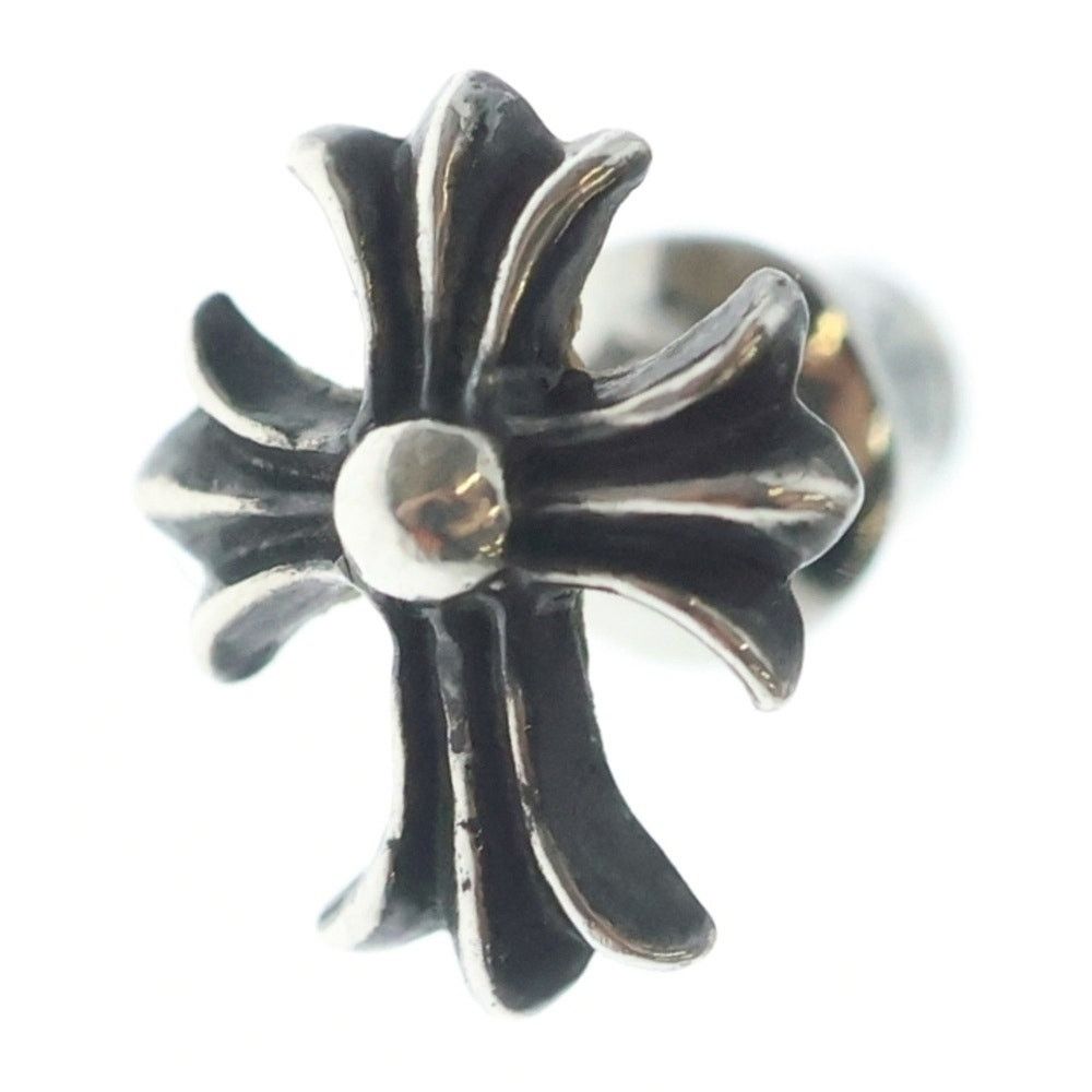 Chrome Hearts Chrome Hearts No2 CH Cross Stud Earring Silver Size ONE SIZE - 1 Thumbnail