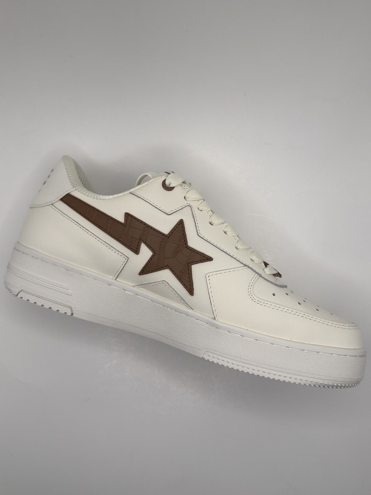 Bape Bape Sta Icon #1 White Brown Croc size 10 Size US 10 / EU 43 - 5 Thumbnail