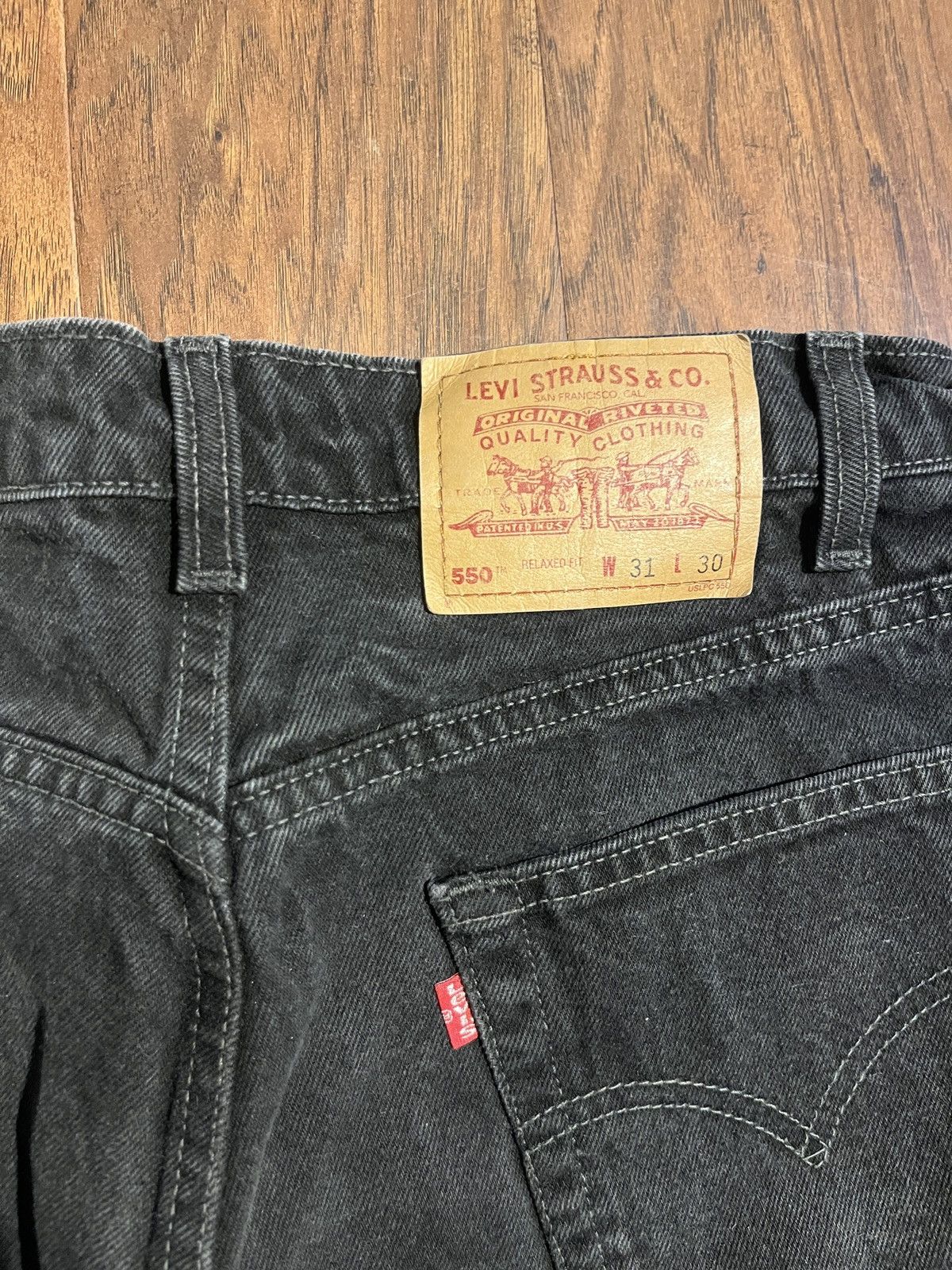 Levi's Levi’s 550 Black Denim Jeans 👖🖤 – W31 L30 Size US 31 - 4 Thumbnail